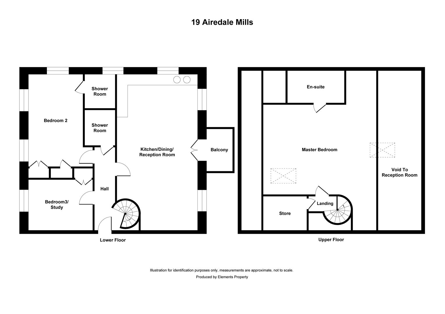 19, Airedale Mills, Bingley floorplan