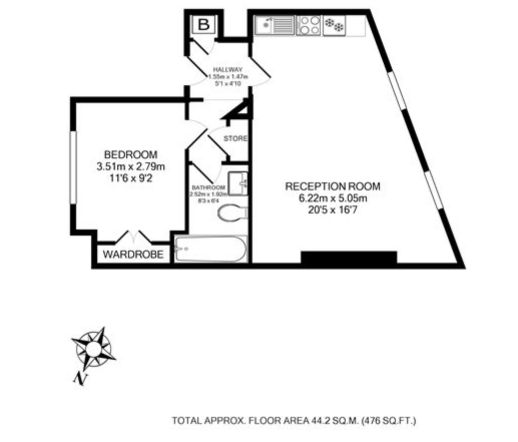 Wellington Street, London floorplan