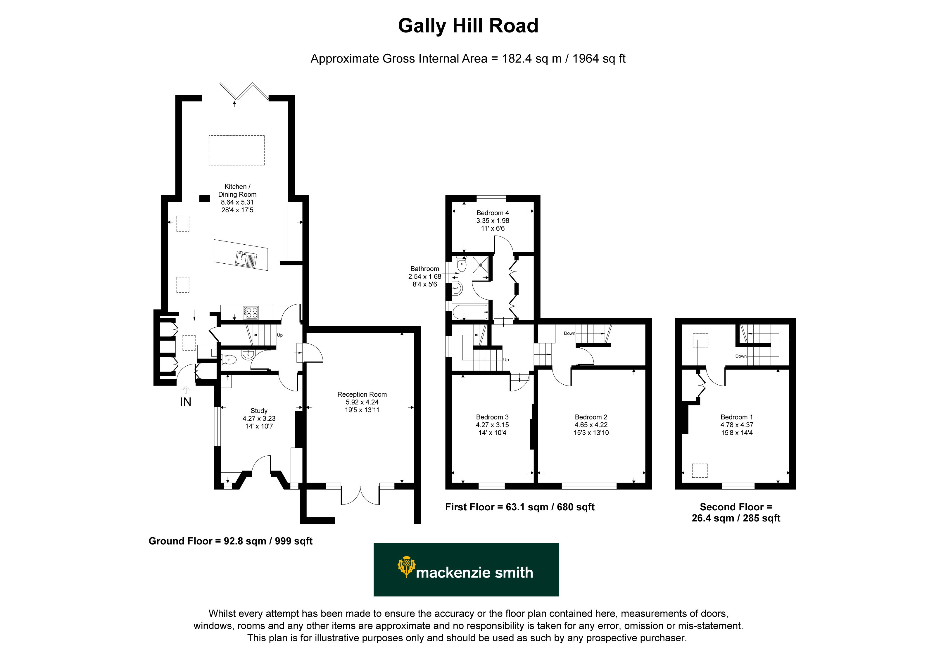 46, Gally Hill Road, Fleet floorplan