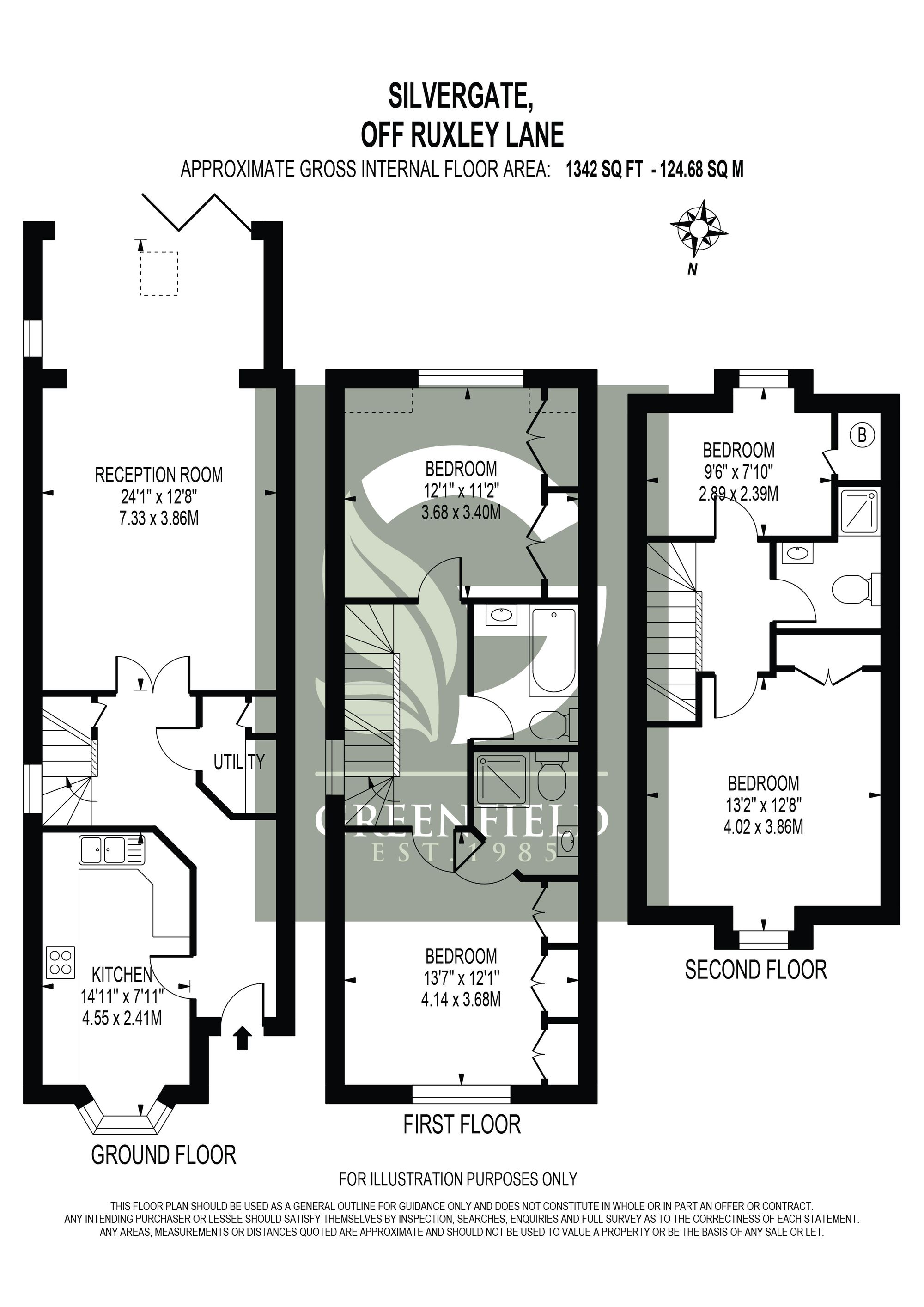16 Silvergate, Epsom floorplan