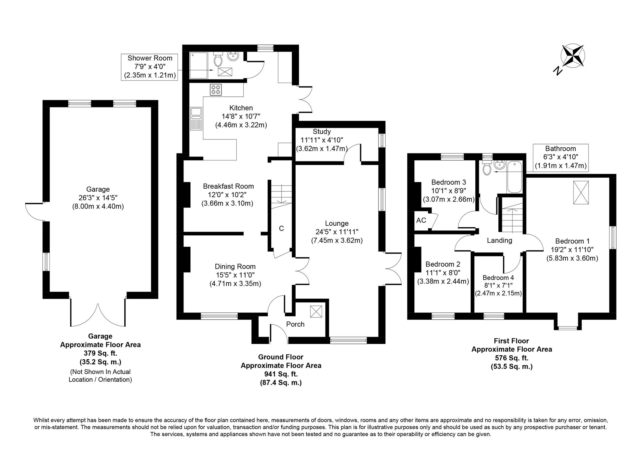 6 Low Road, Hempstead, Norfolk floorplan