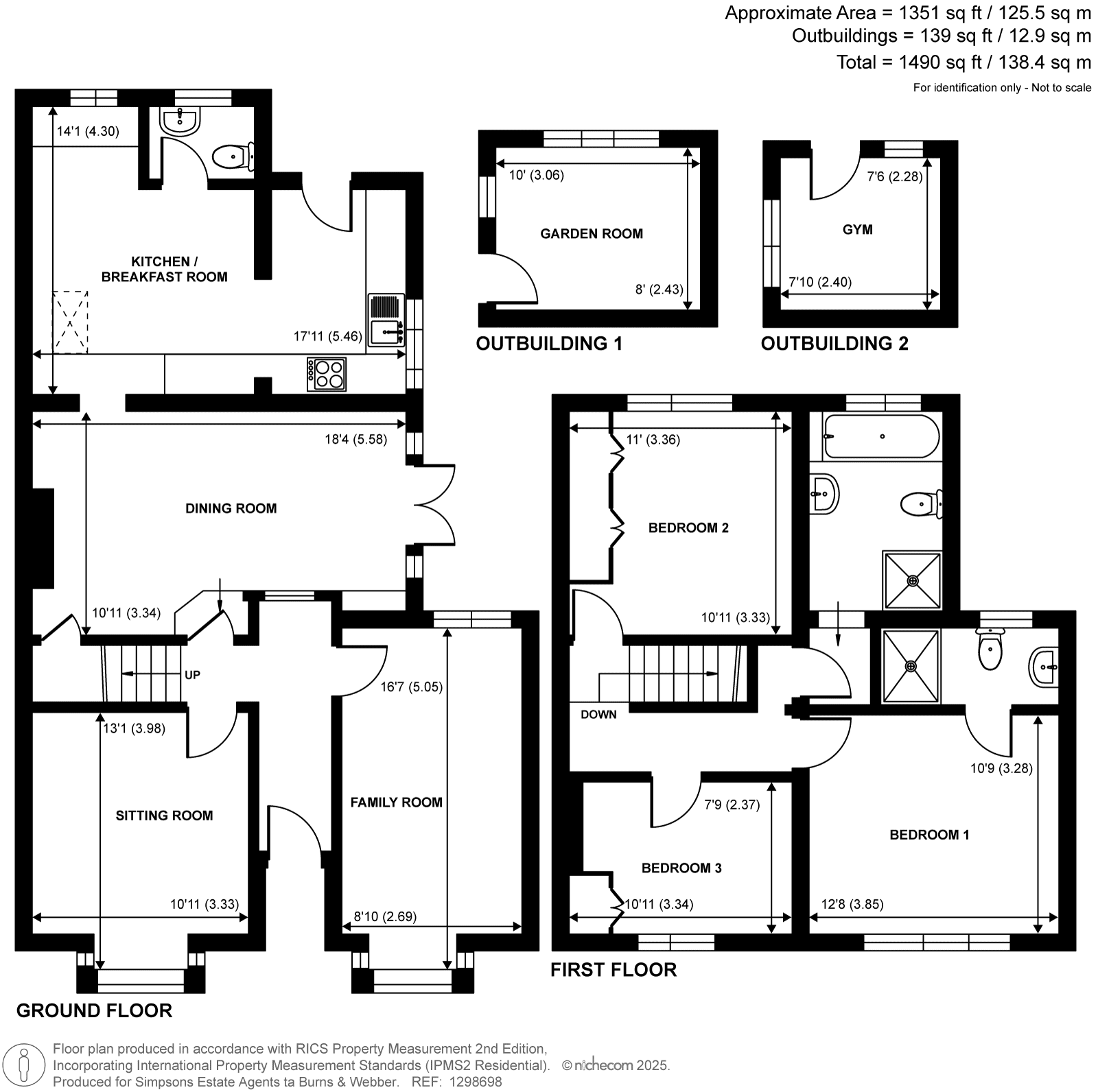 8, Upper Manor Road, Milford, Godalming floorplan