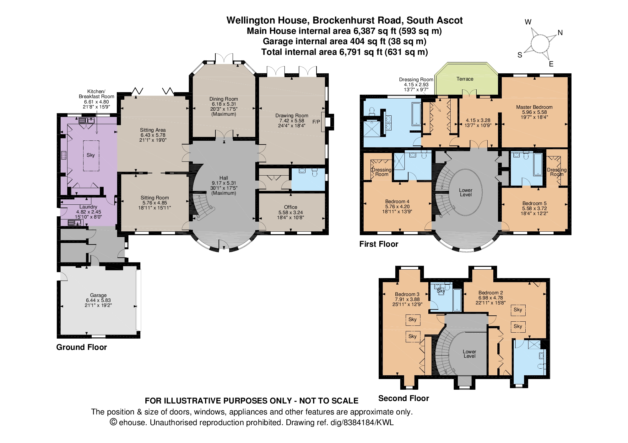 5 Bedrooms Detached house for sale in Brockenhurst Road, South Ascot, Berkshire SL5