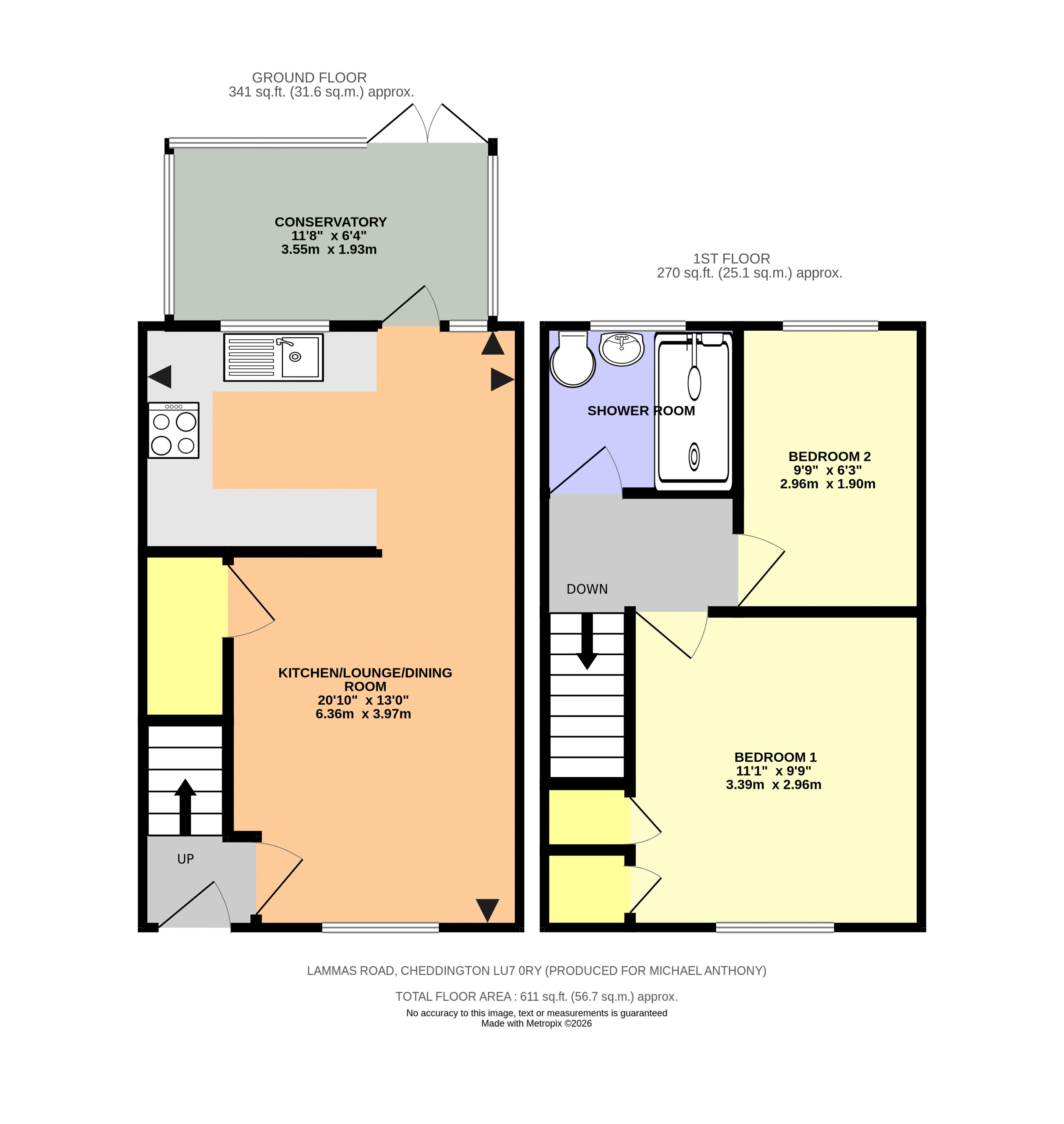 25, Lammas Road, Cheddington floorplan