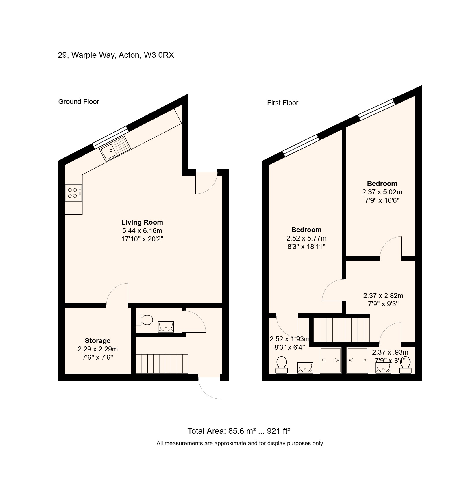 Warple Way, London floorplan