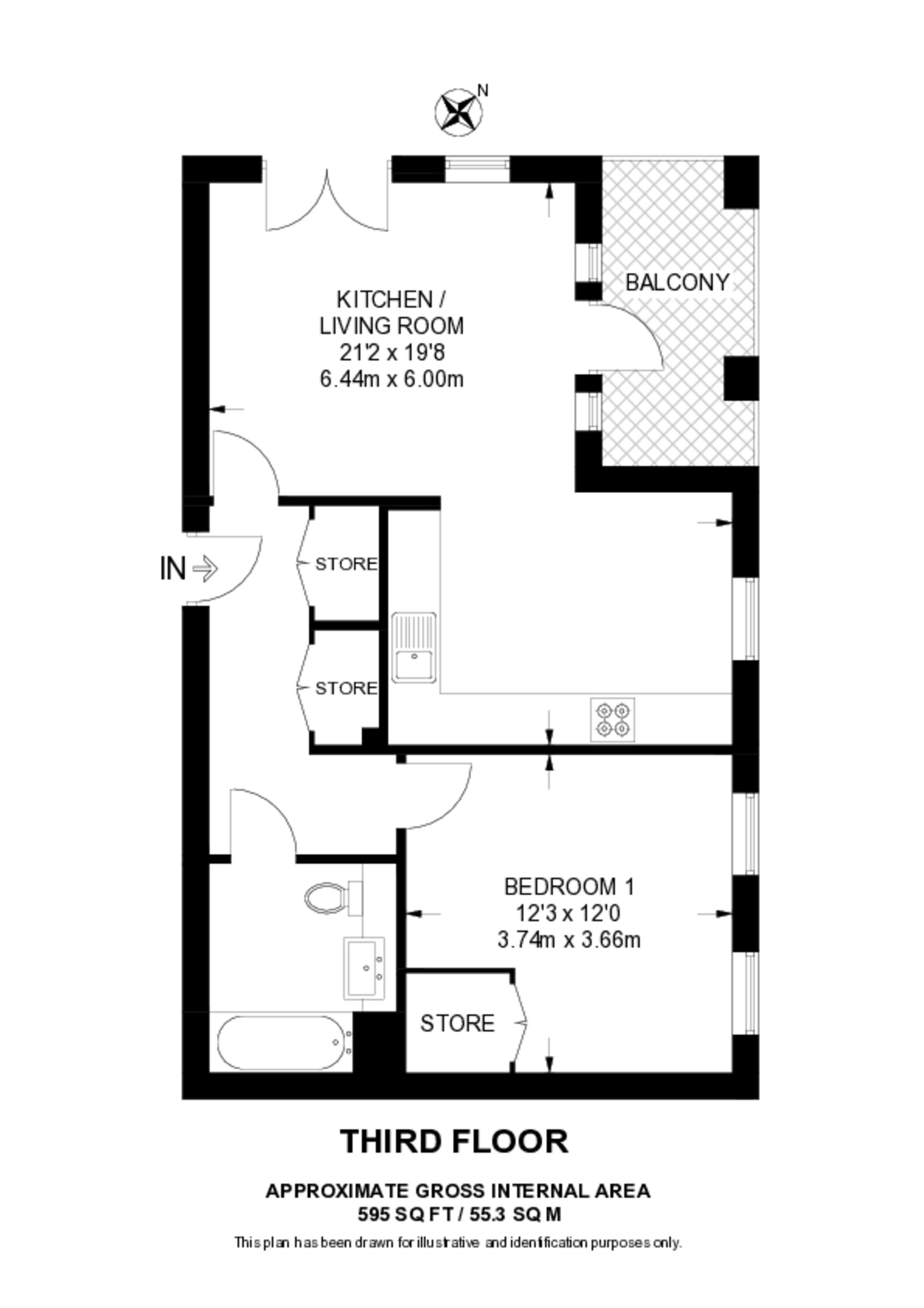 Bourbon Road, Oval floorplan