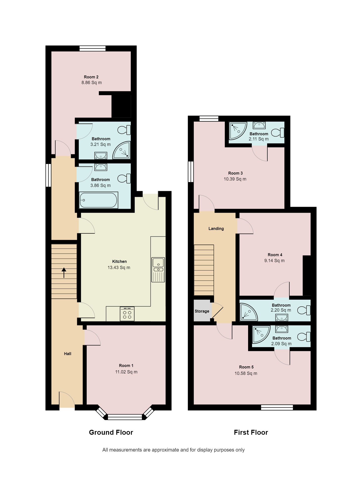 90, John Street, Hanley floorplan
