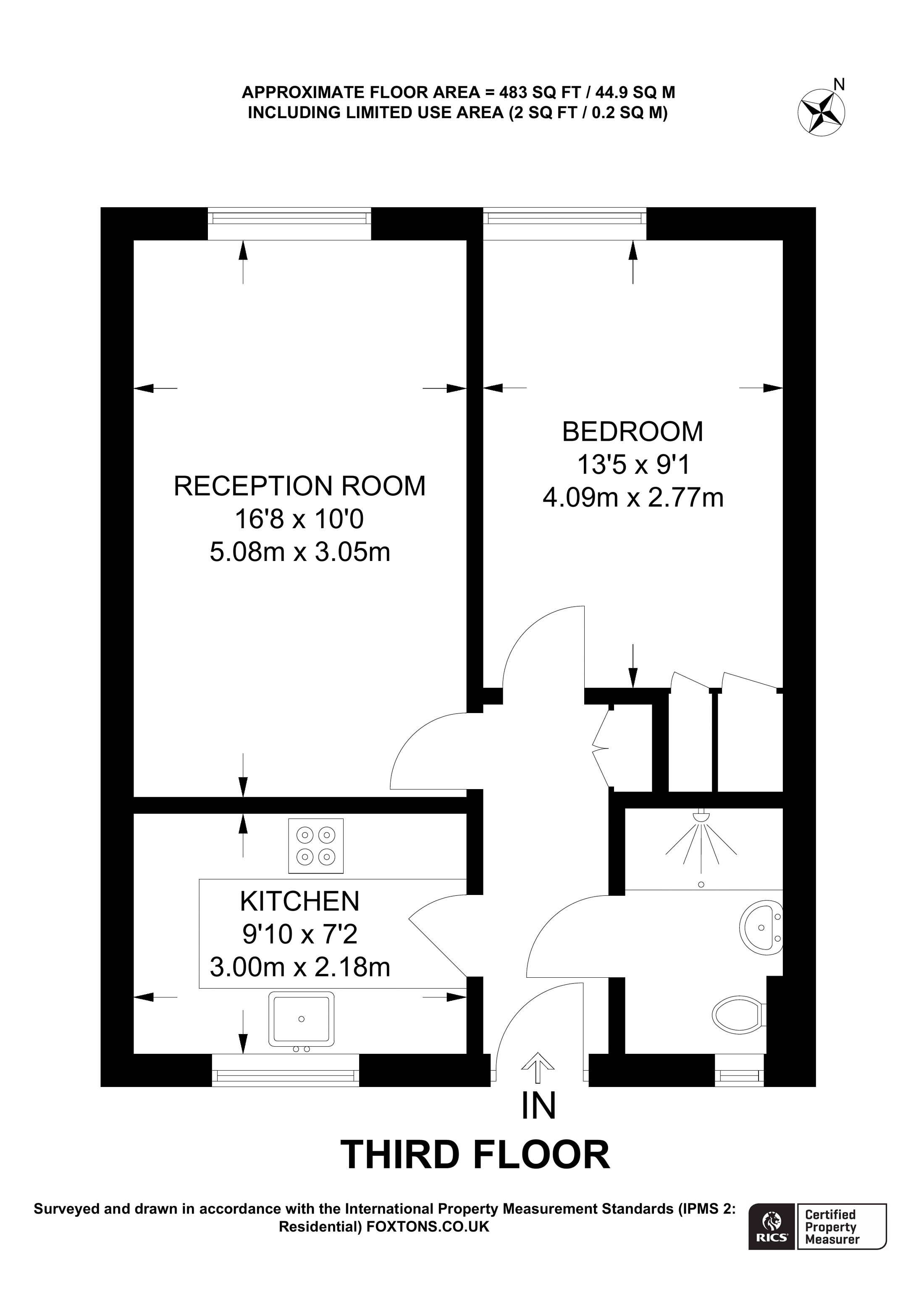 George Loveless House, Diss Street, Columbia Road floorplan