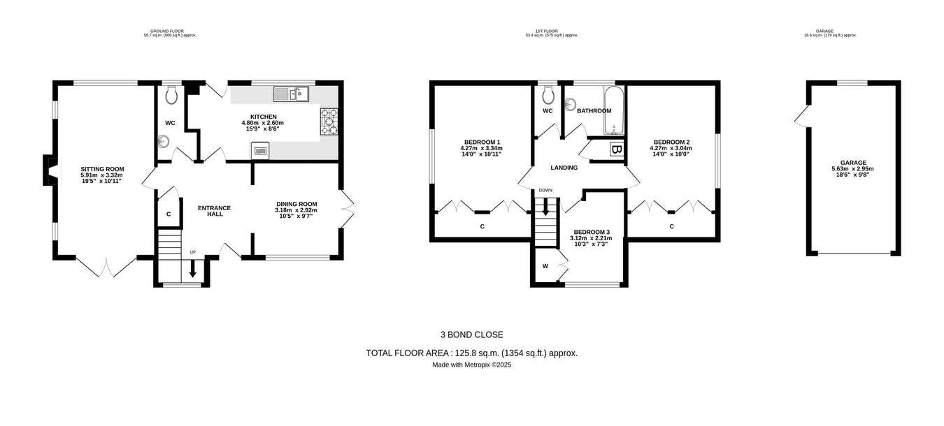 3, Bond Close, Lymington floorplan