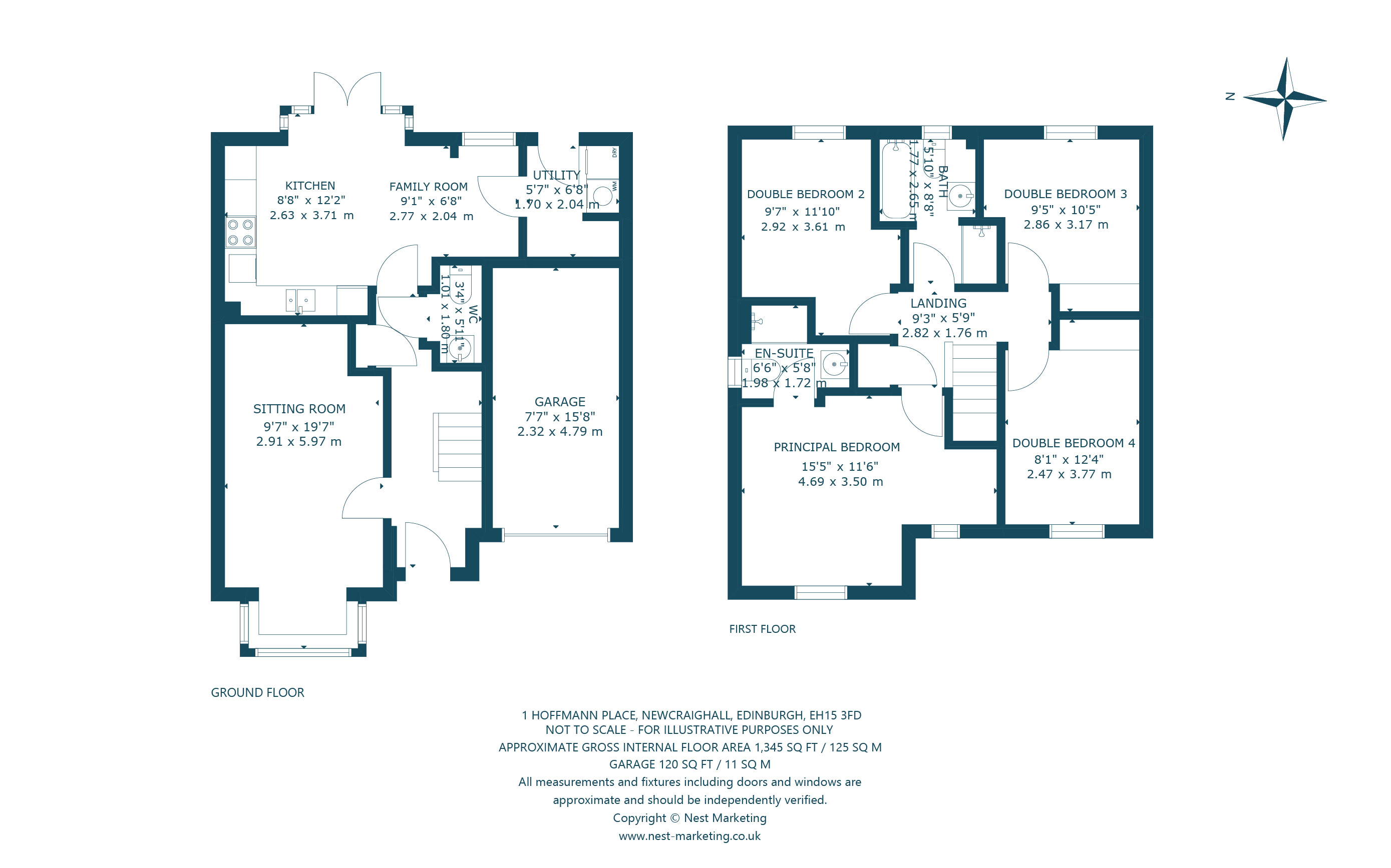 1, Hoffmann Place, Edinburgh floorplan