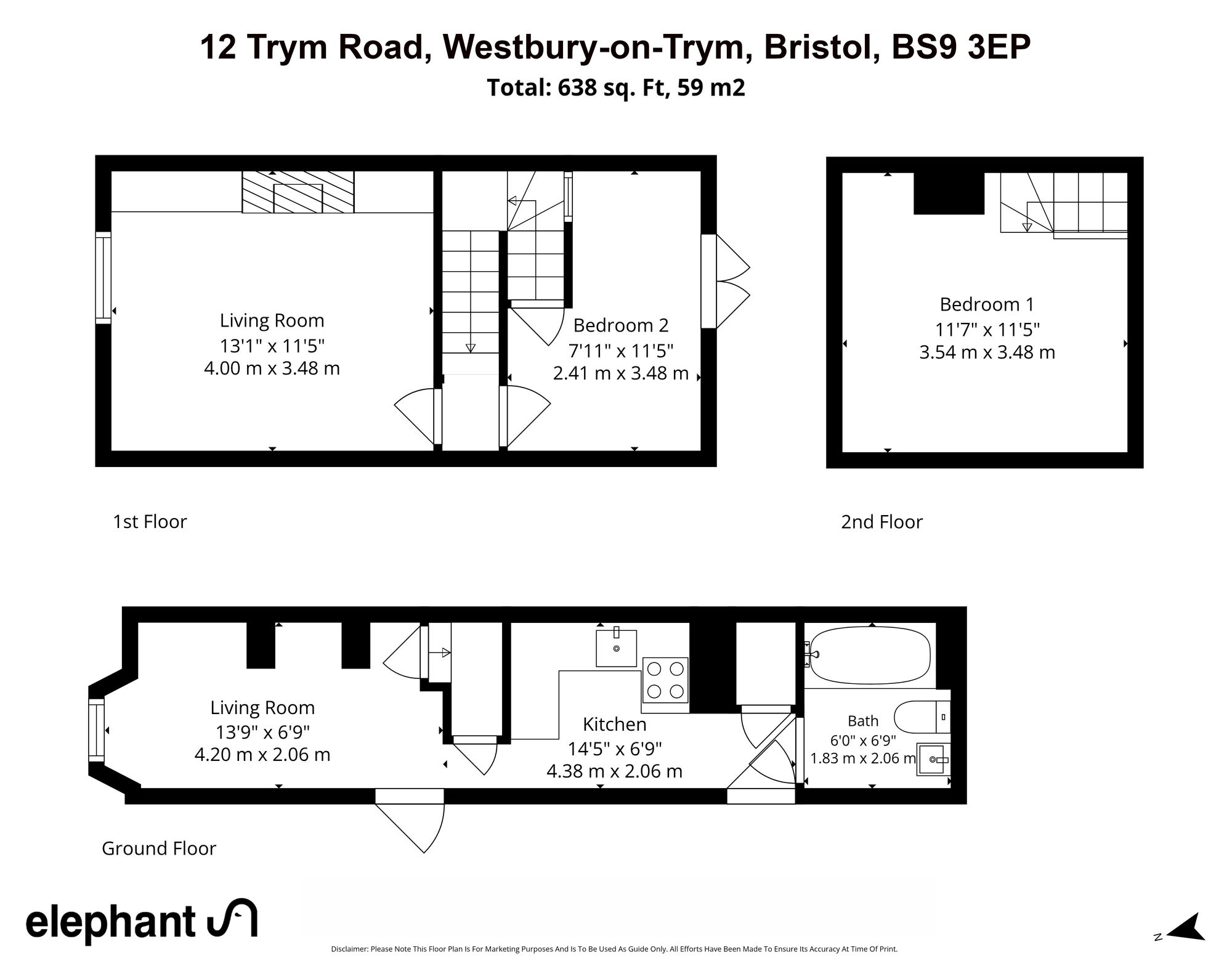 12 Trym Road, Bristol floorplan