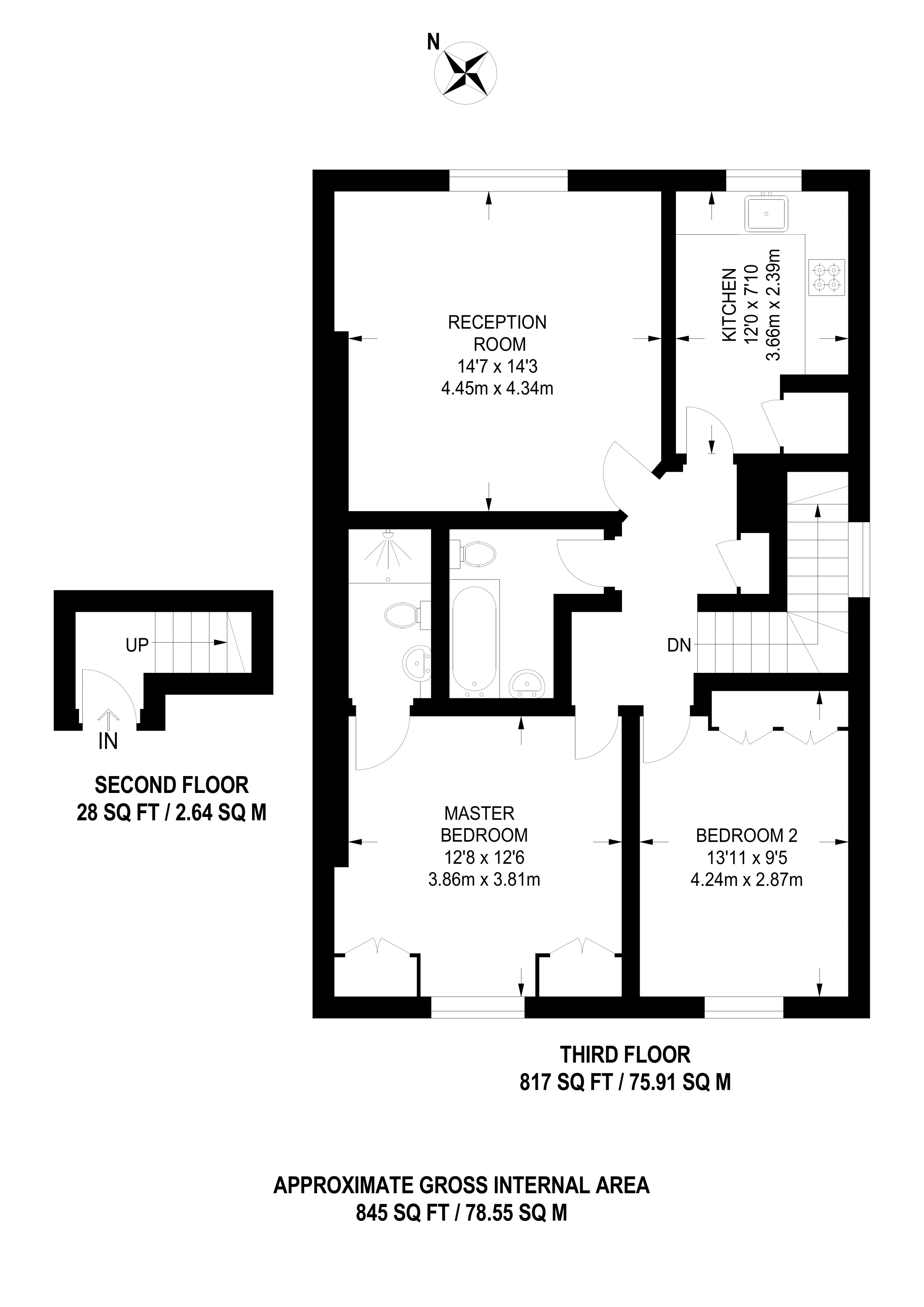 2 Bedrooms Flat for sale in Elsham Road, Holland Park W14