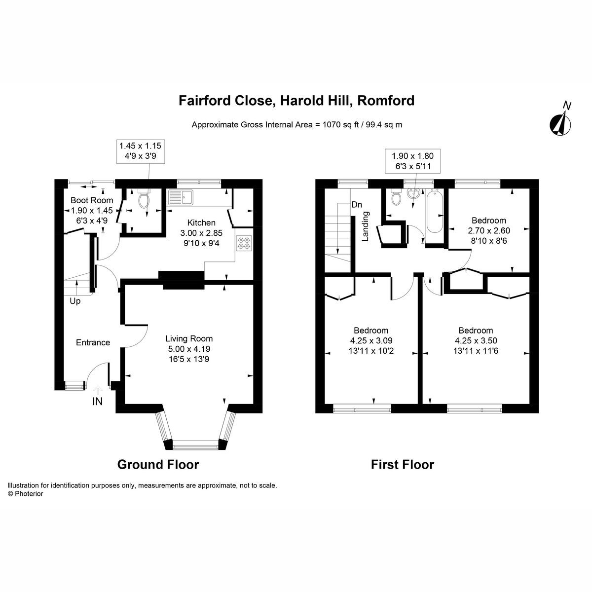4, Fairford Close, Romford floorplan