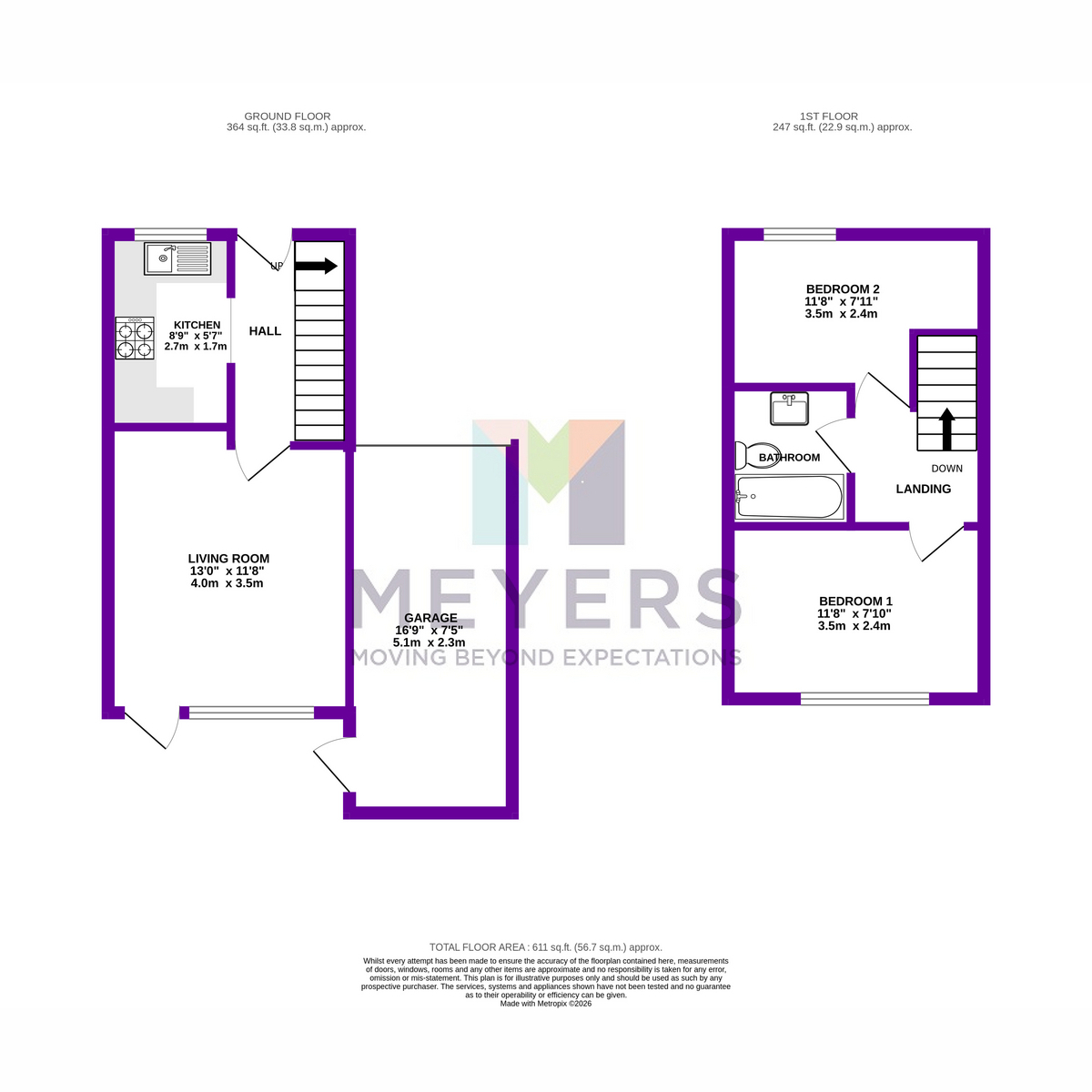 7, Cucklington Gardens, Bournemouth floorplan