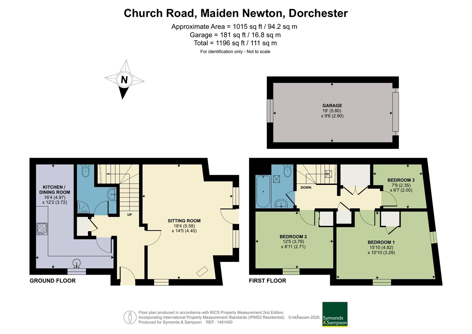 Stable Cottage, 9 Church Road, Dorchester floorplan