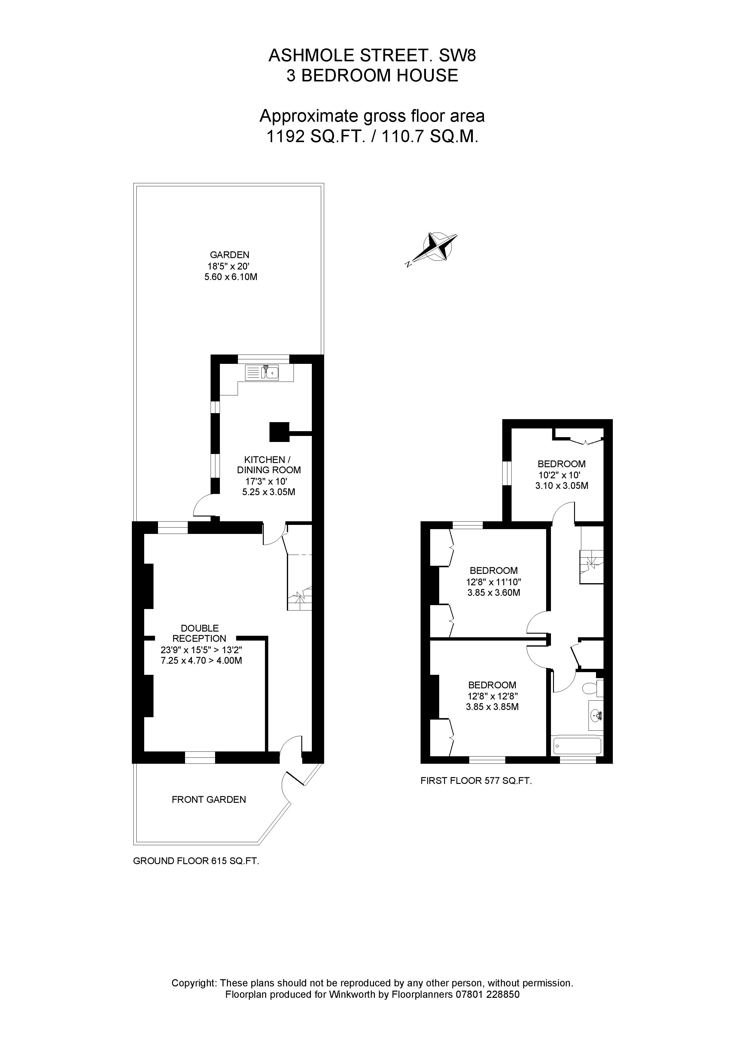 Ashmole Street, London floorplan