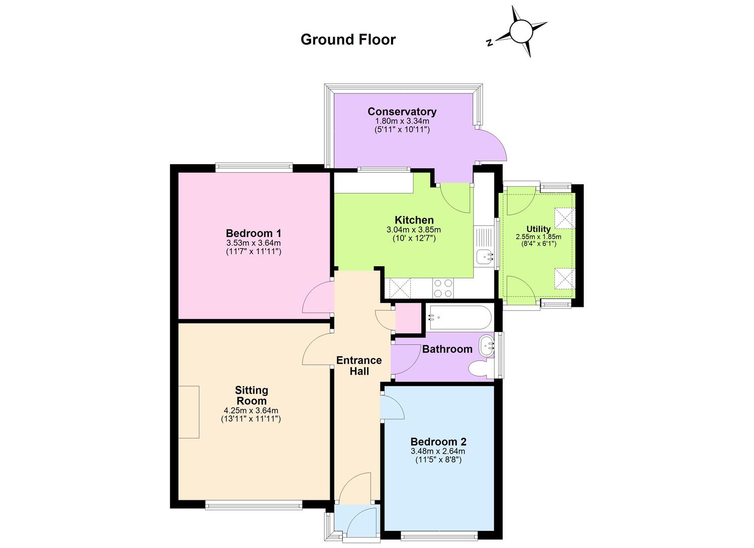 45, Fernlea Avenue, Herne Bay floorplan