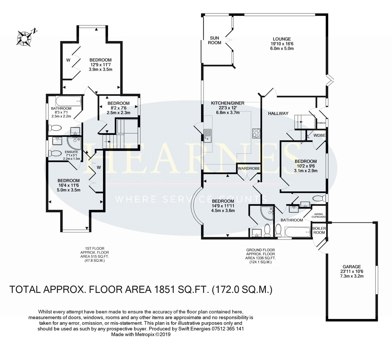 169, Golf Links Road, Ferndown floorplan