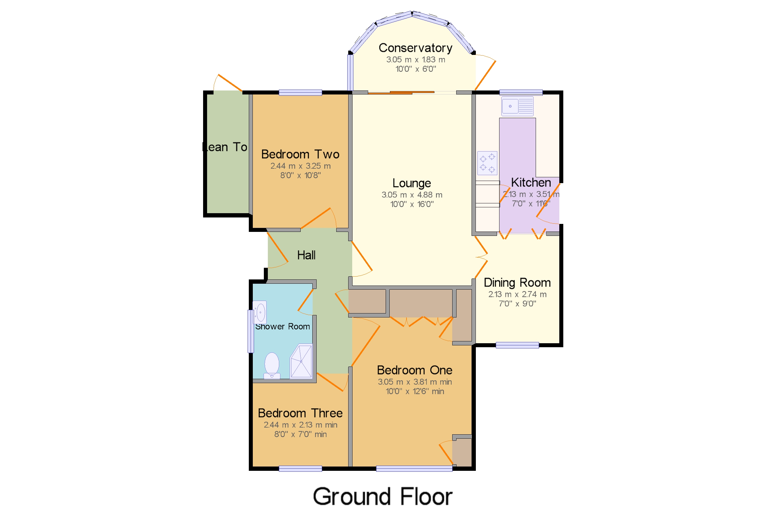 4, Holly Close, Great Yarmouth floorplan