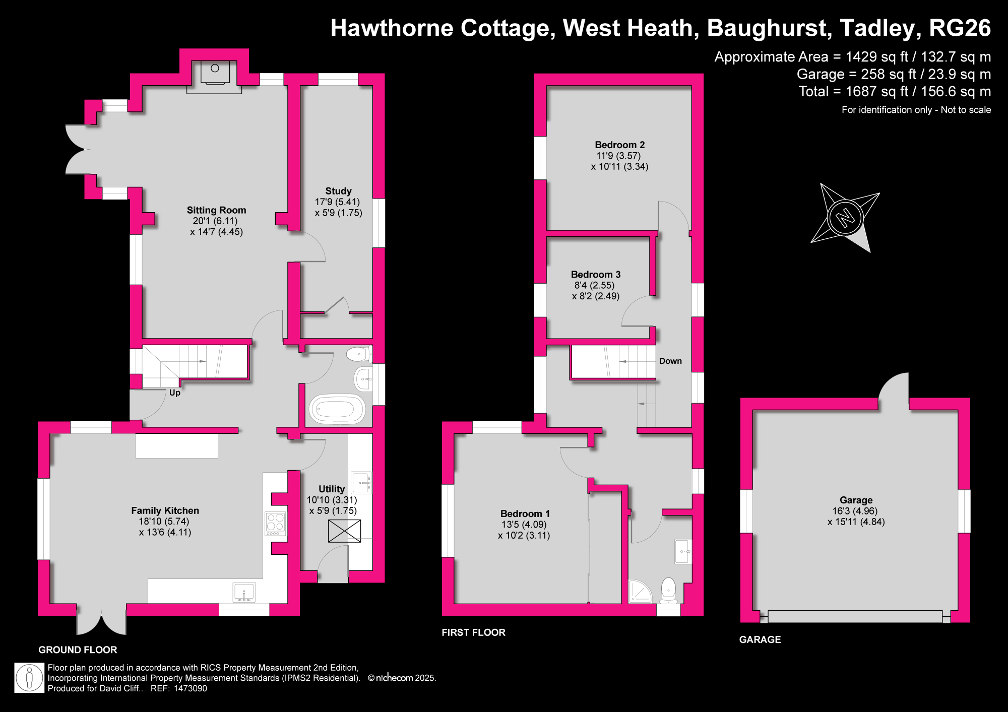 Hawthorne Cottage,, West Heath, Tadley floorplan