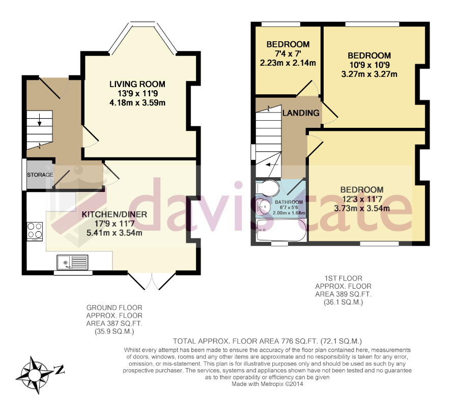 47, Kennington Road, Oxford floorplan