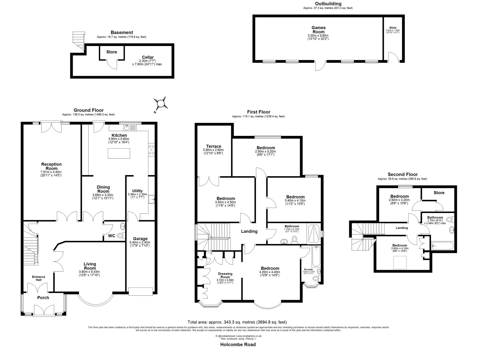 12 Holcombe Road, Ilford floorplan