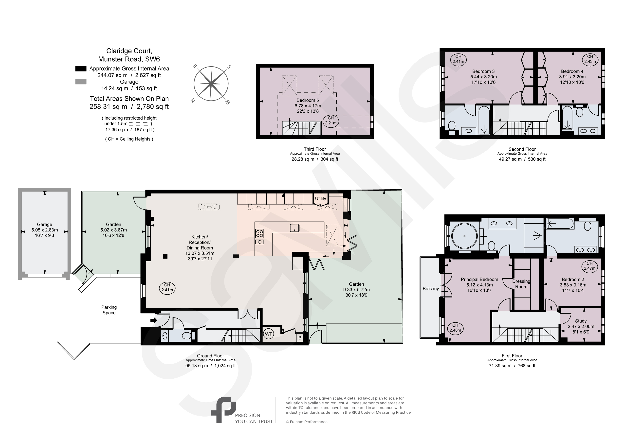 Claridge Court, Munster Road, Fulham, London, SW6 floorplan