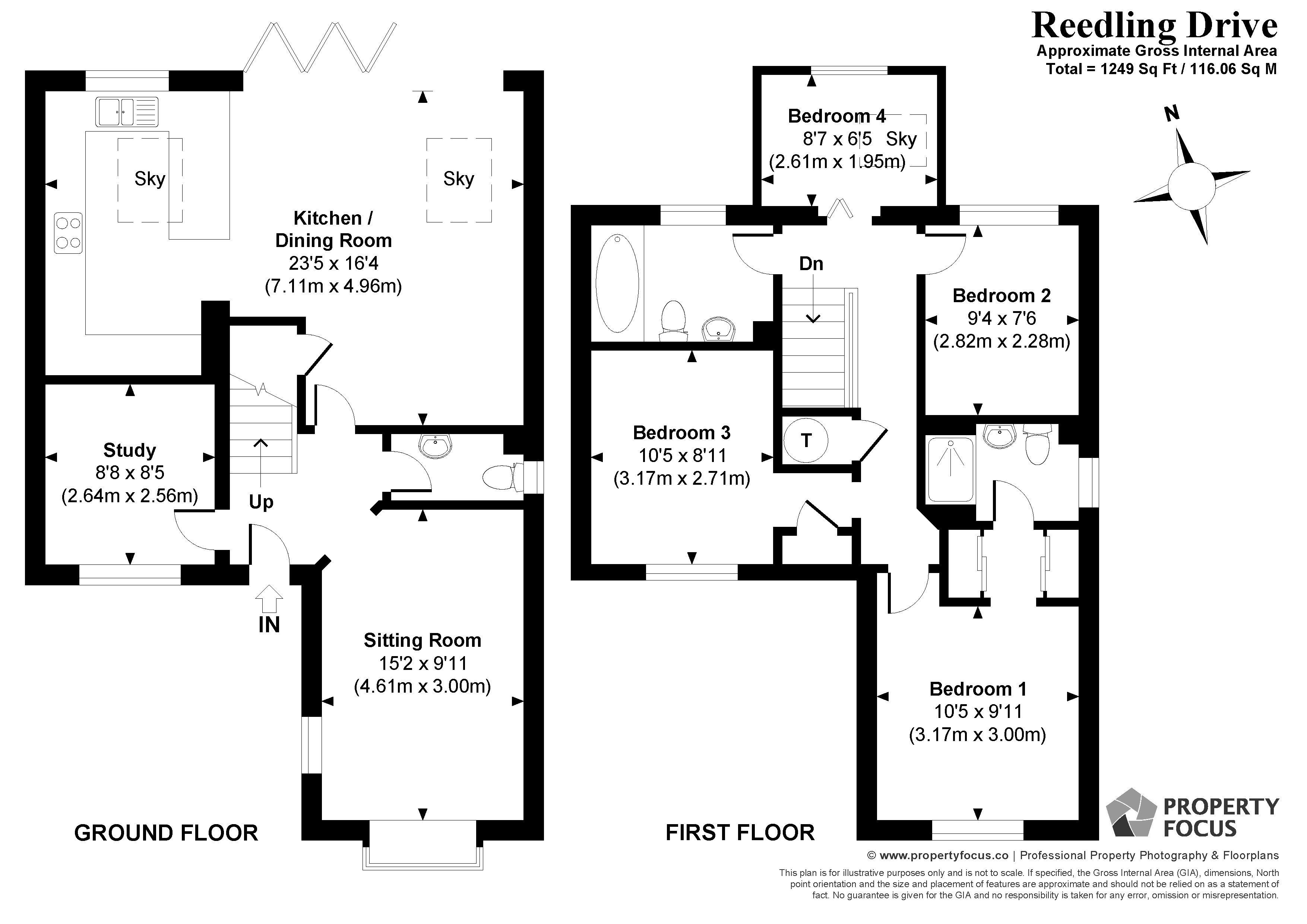 16, Reedling Drive, Southsea floorplan