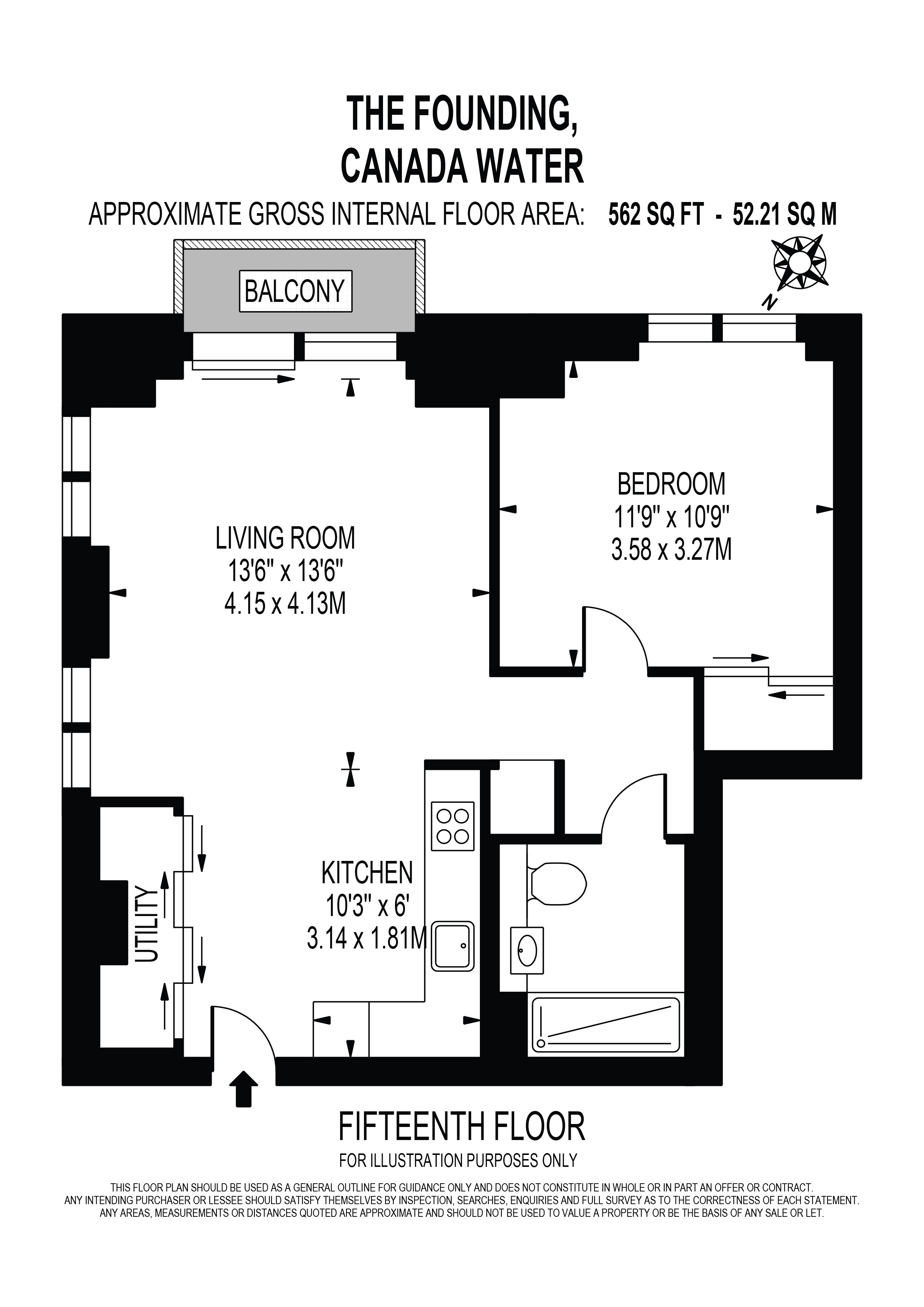 Plot 1506 The Founding, No Street Name Specified, London floorplan