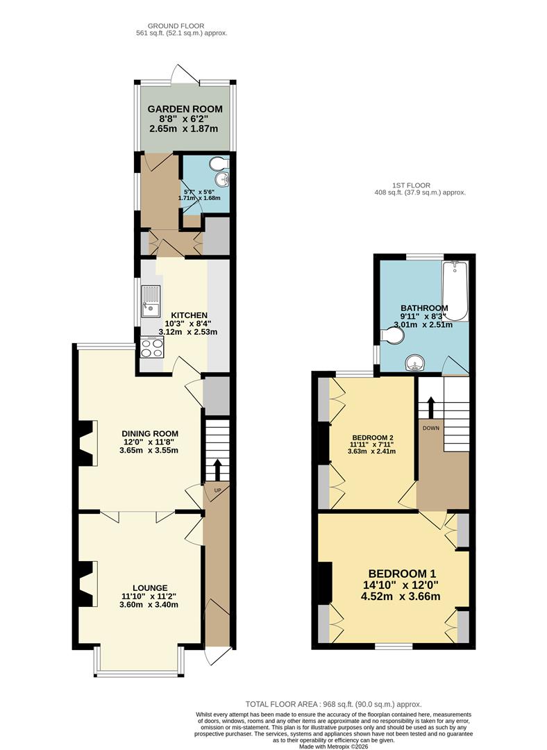 24, Cheverton Avenue, WITHERNSEA floorplan