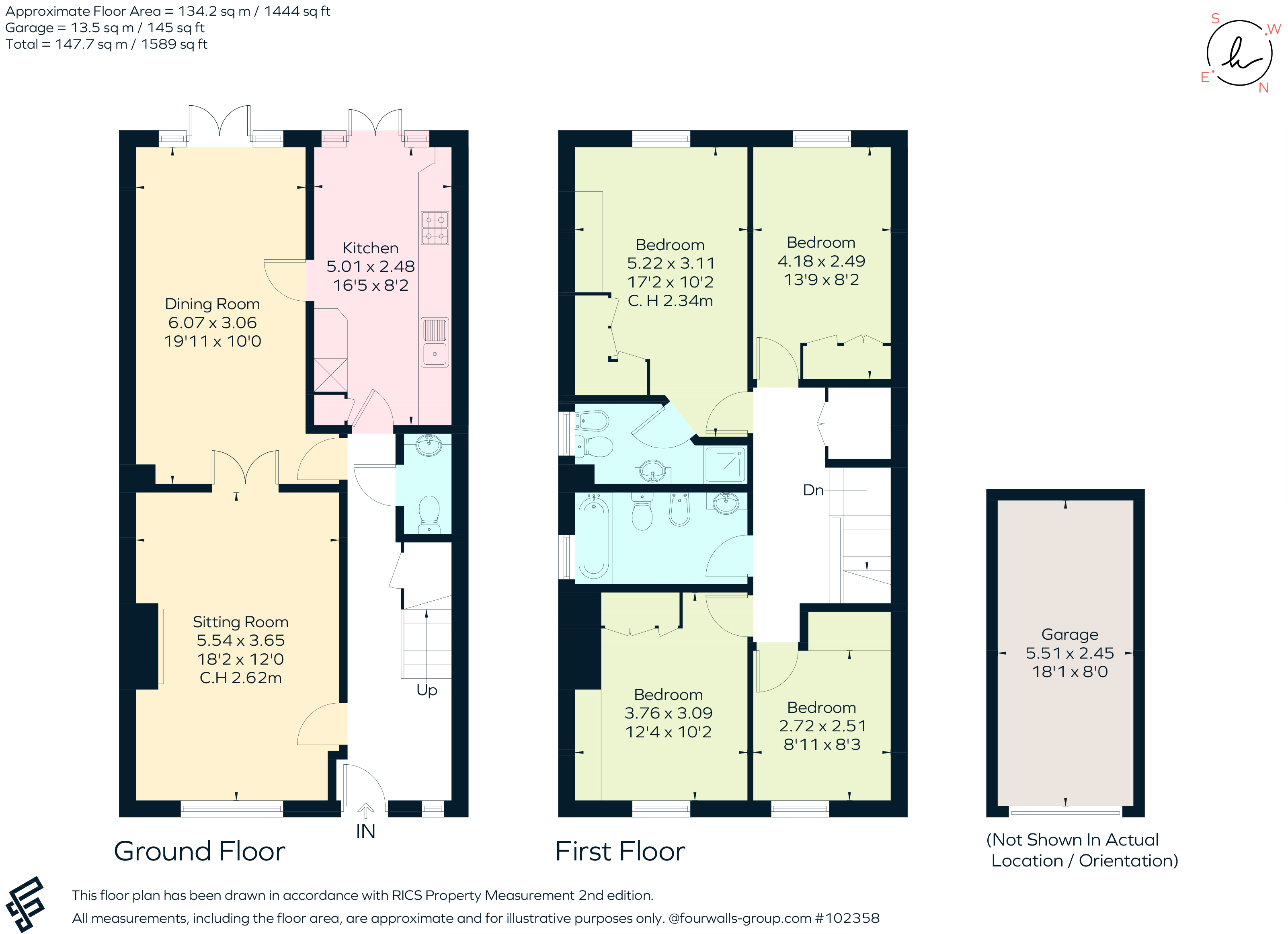 1, Elm Park Road, Pinner floorplan