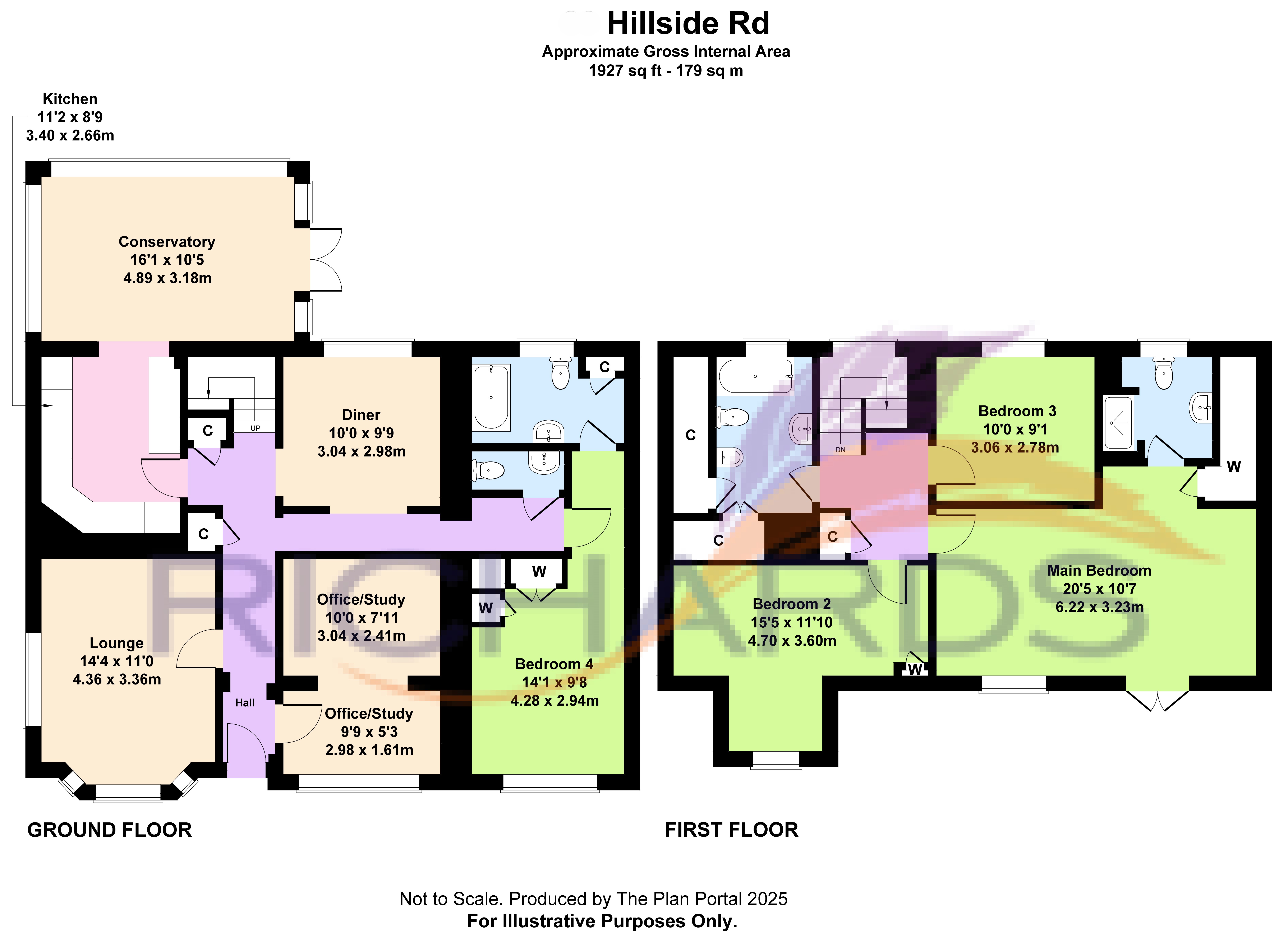 80, Hillside Road, Wimborne floorplan