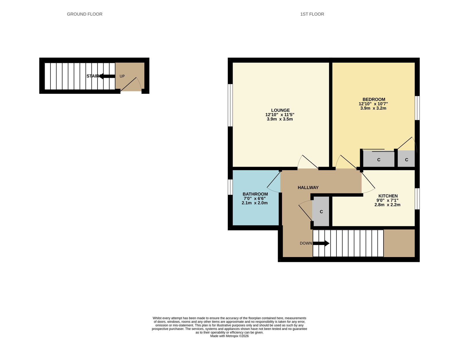 12, North Bank Court, Bo'ness floorplan