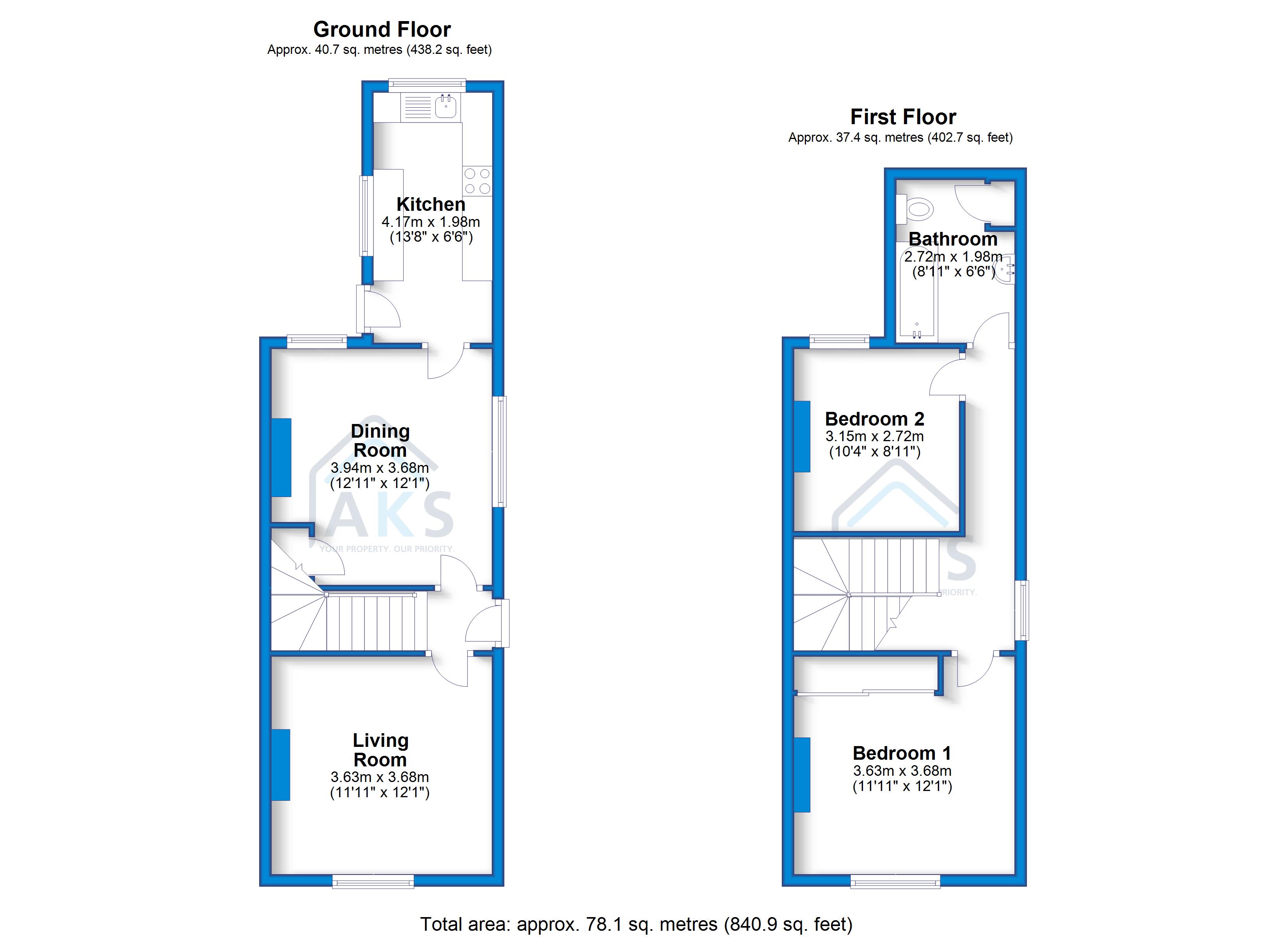 2 Bedrooms End terrace house for sale in Tomlinson Cottages, Alfreton Road, Derby DE21