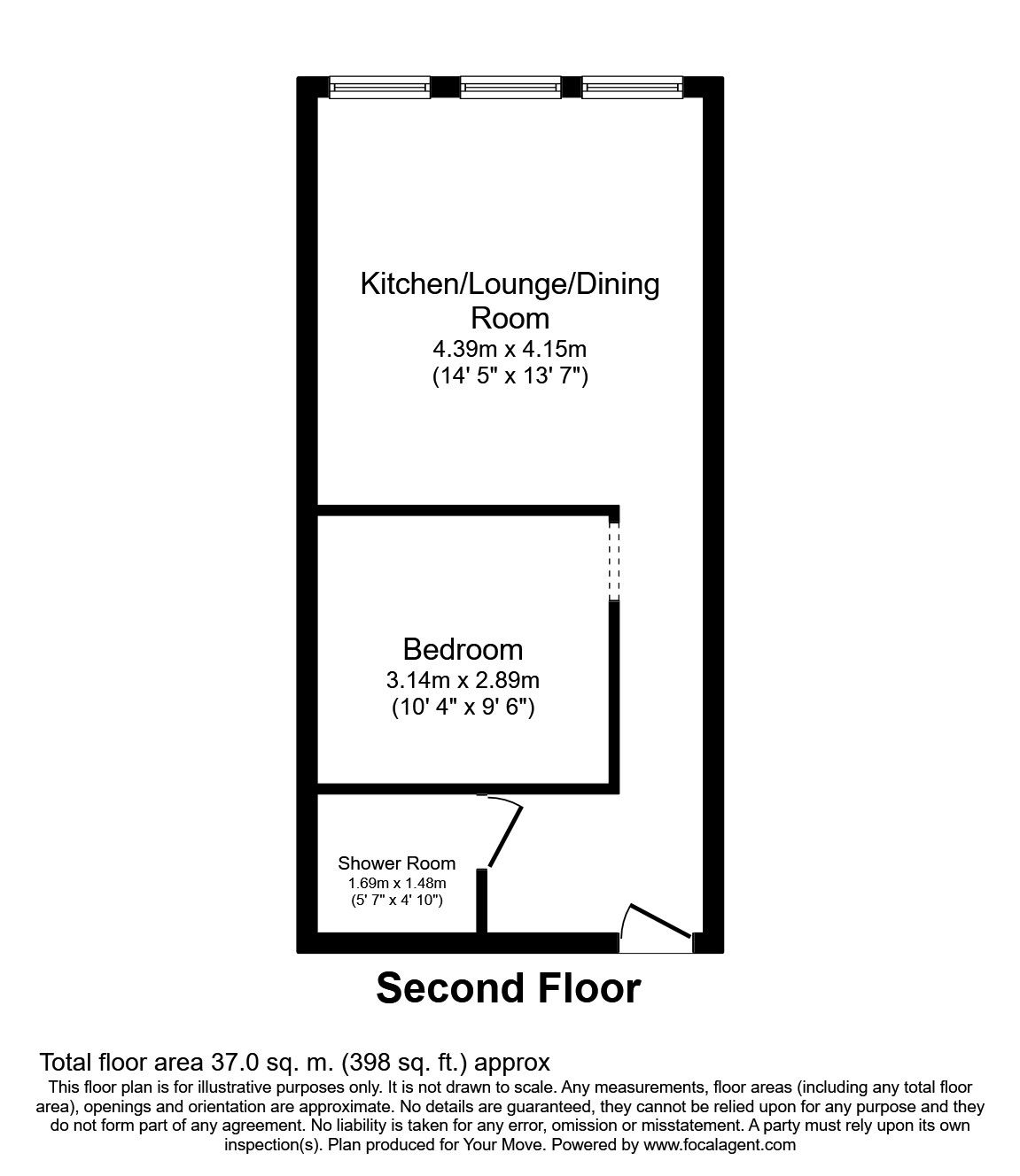 1 Bedrooms Flat to rent in Princes Street, Doncaster DN1