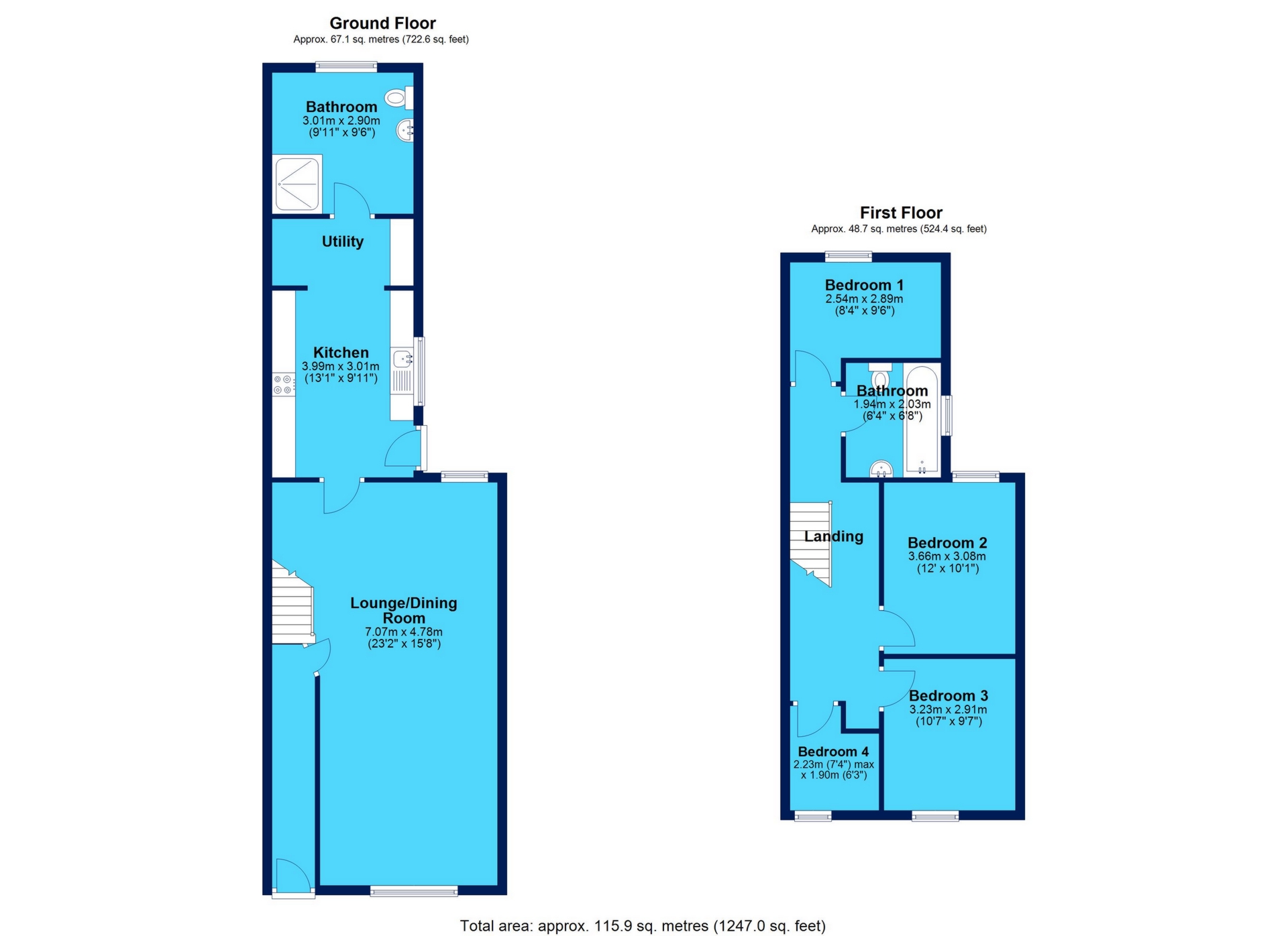 58, Harcourt Street, Ebbw Vale floorplan