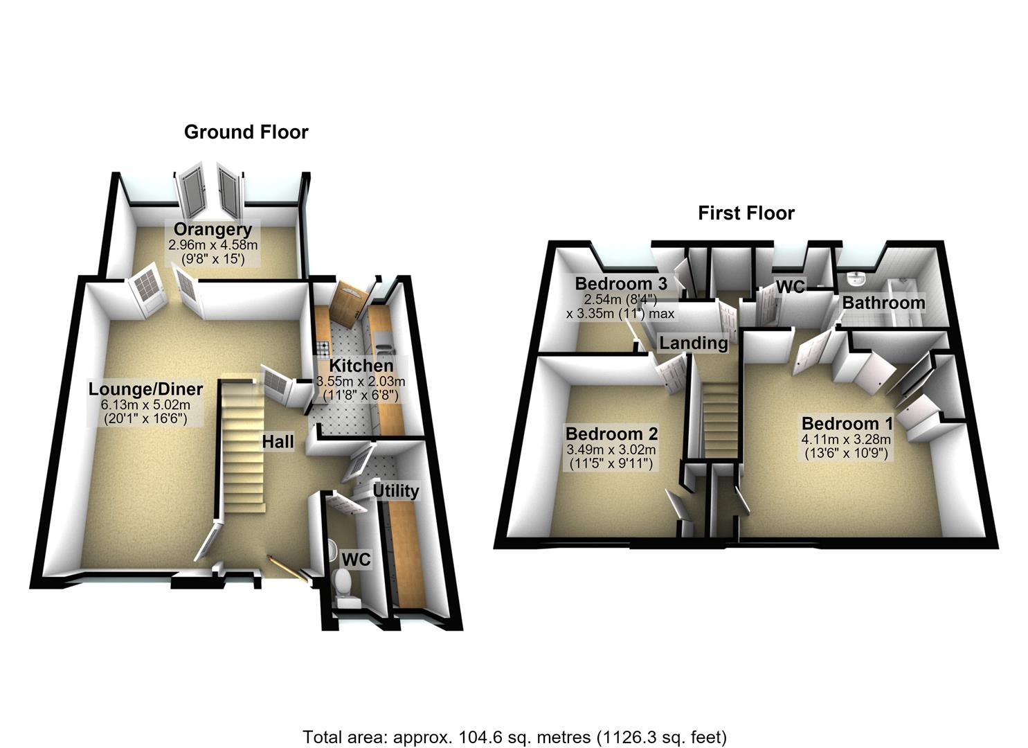 12, Cawood Crescent, Tadcaster floorplan