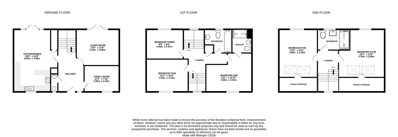 22, Kukri Gardens, Fleet floorplan