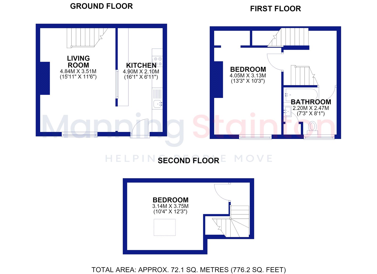 32, Clarke Street, Pudsey floorplan