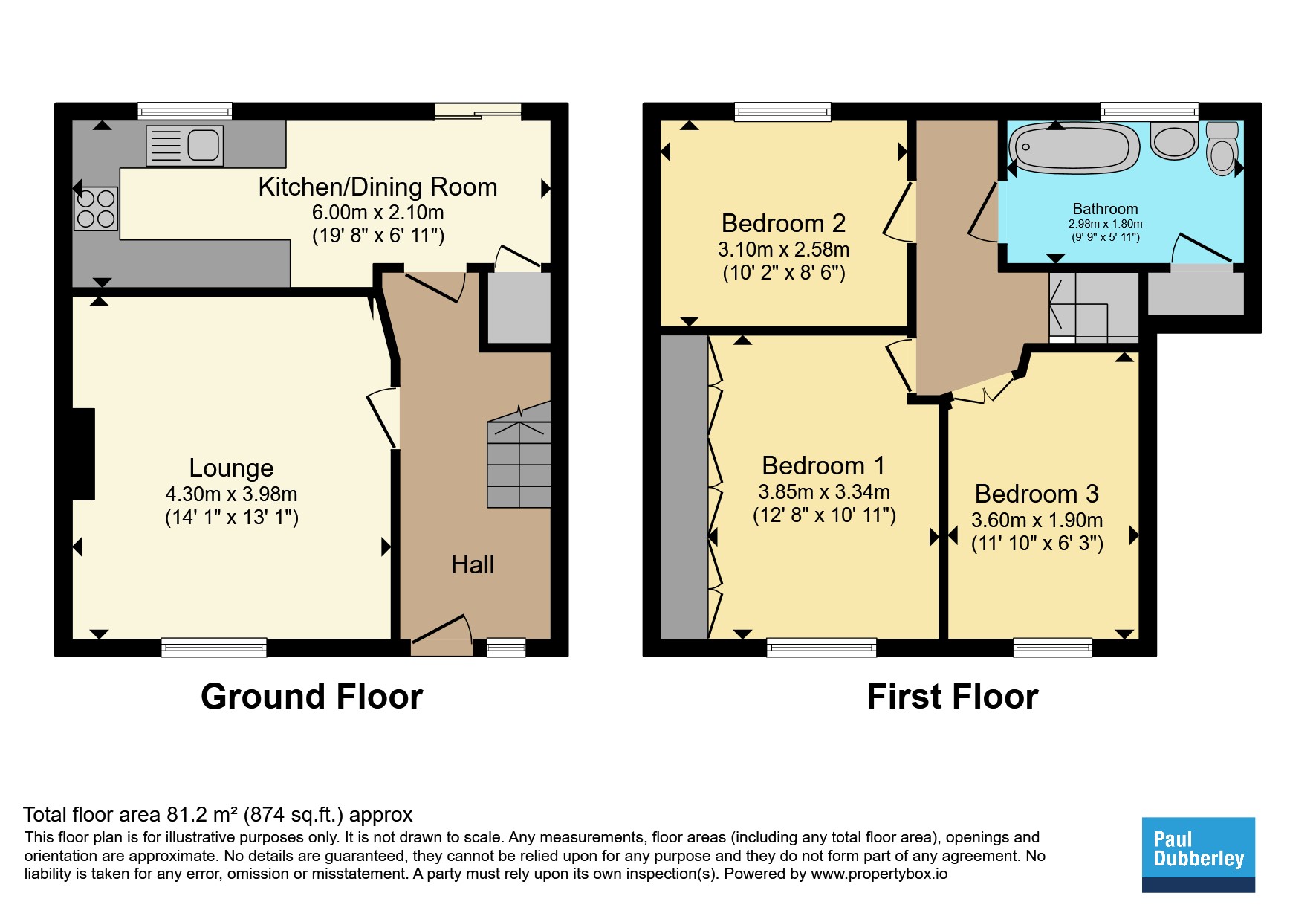 22, Locarno Road, Tipton floorplan