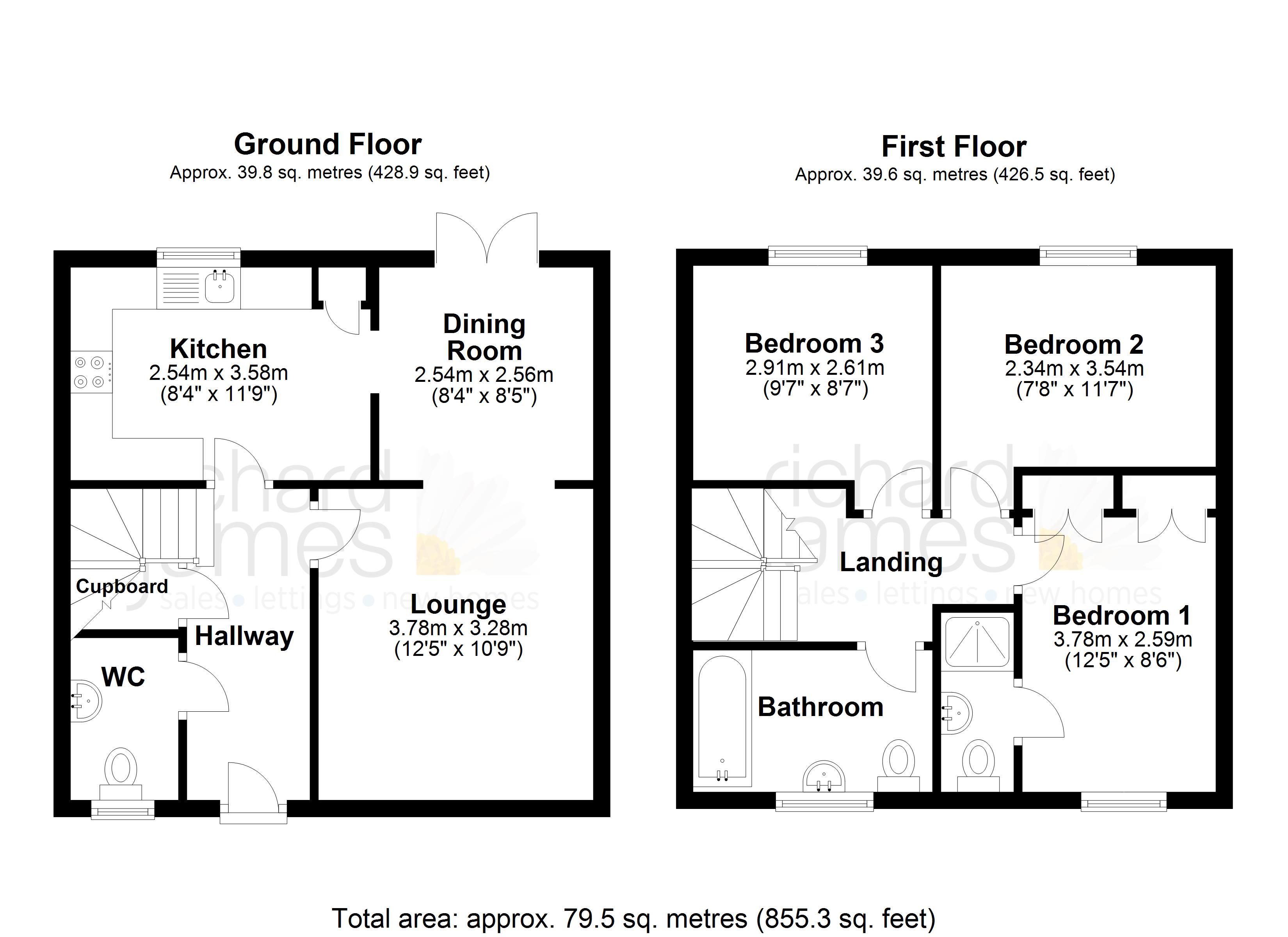 3 Bedrooms Terraced house for sale in Ulysses Road, Oakhurst, Swindon SN25
