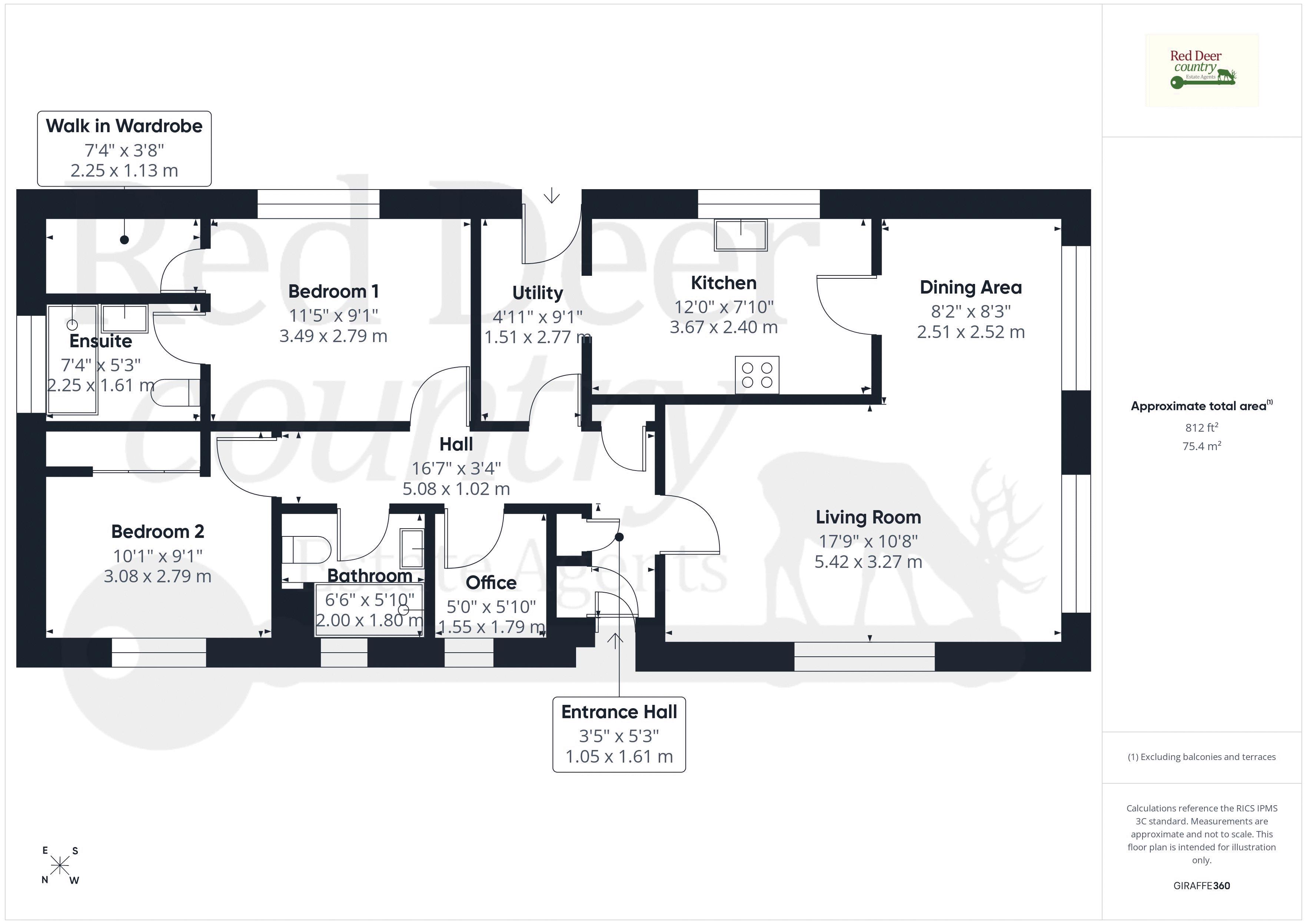 16 The Tides, Watchet floorplan