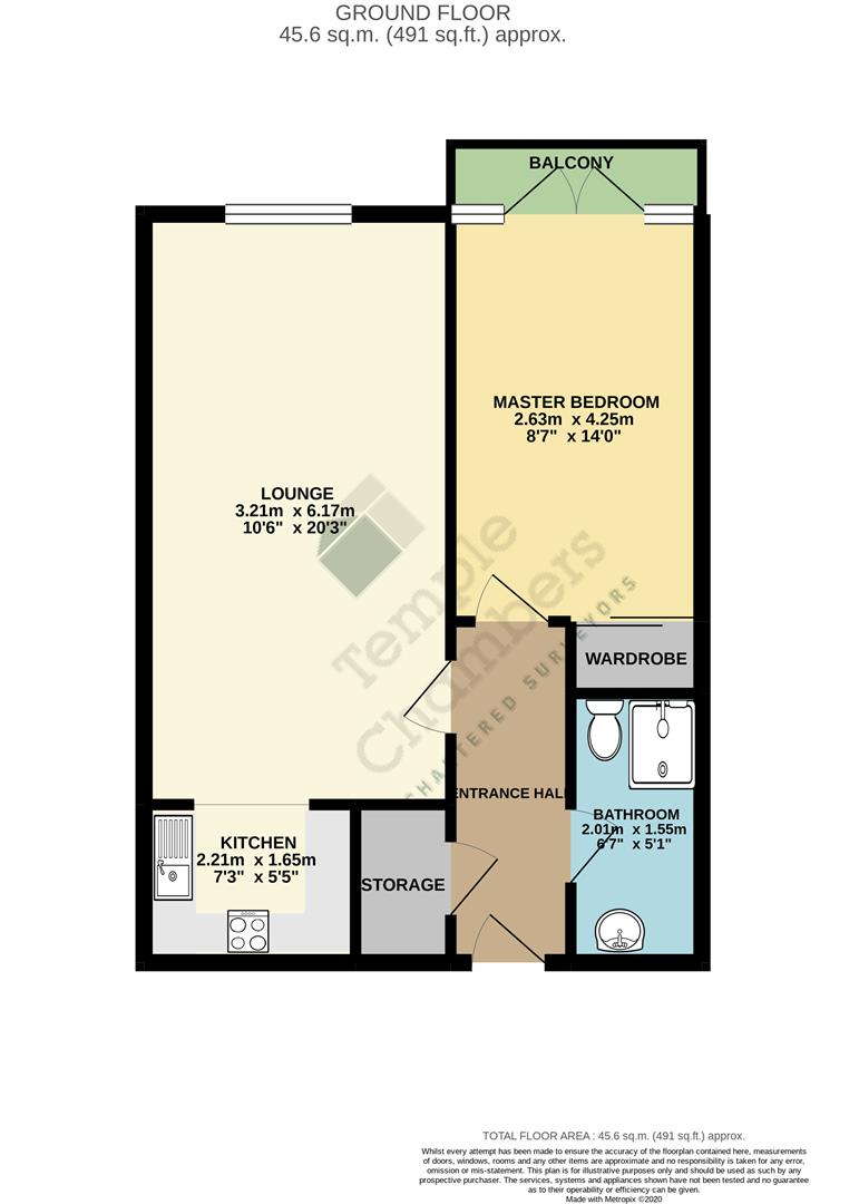 1 bed property for sale in Turners Hill, Cheshunt, Waltham Cross EN8