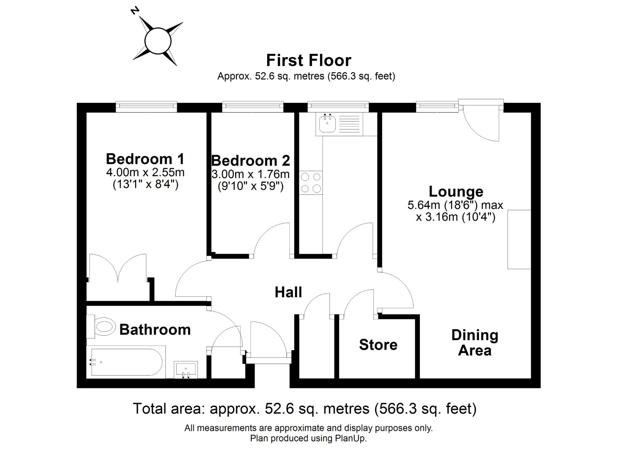 Flat 37, Wedderburn Lodge Wetherby Road, Harrogate floorplan