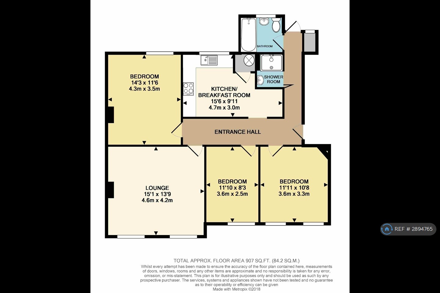 Flat  Sherard Mansions, Well Hall Road, Eltham floorplan