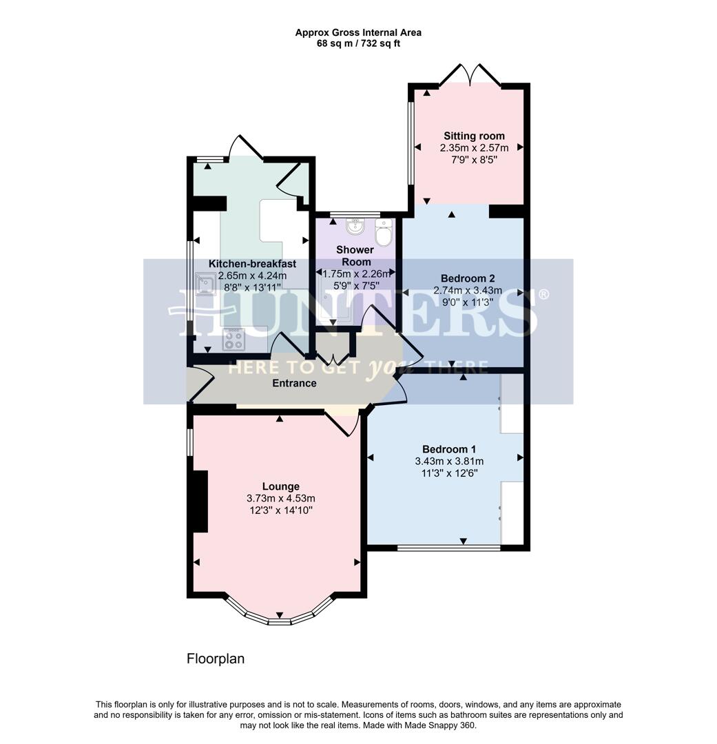 26, Norfolk Road, Wigston floorplan