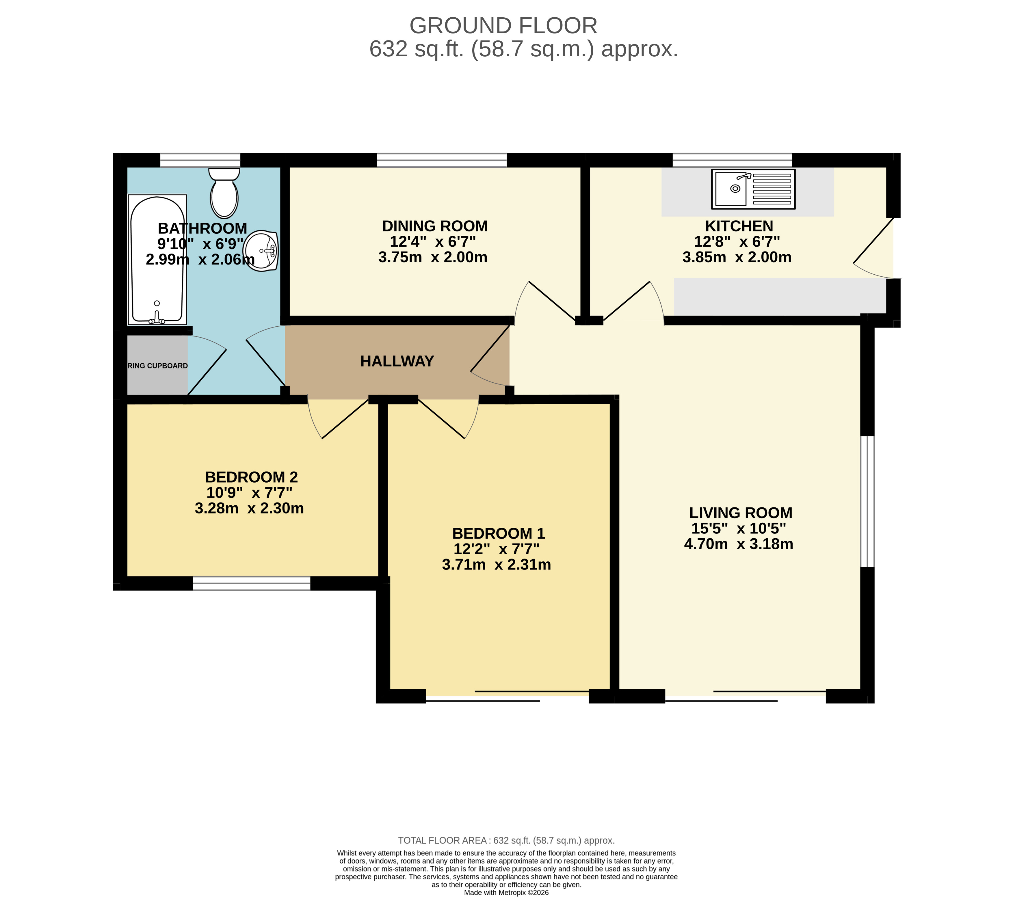 6 Bonnicott Lane, Croyde Braunton Devon, Devon floorplan