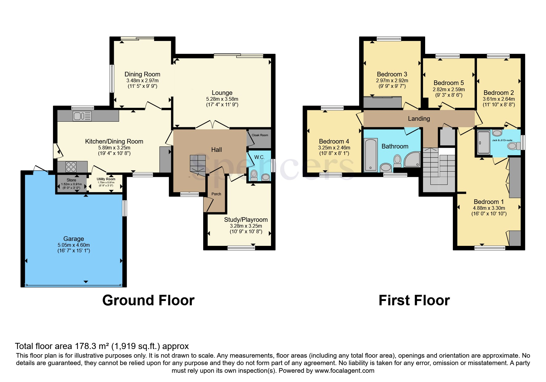 Maidwell Close, Wigston, Leicestershire, LE18 floorplan