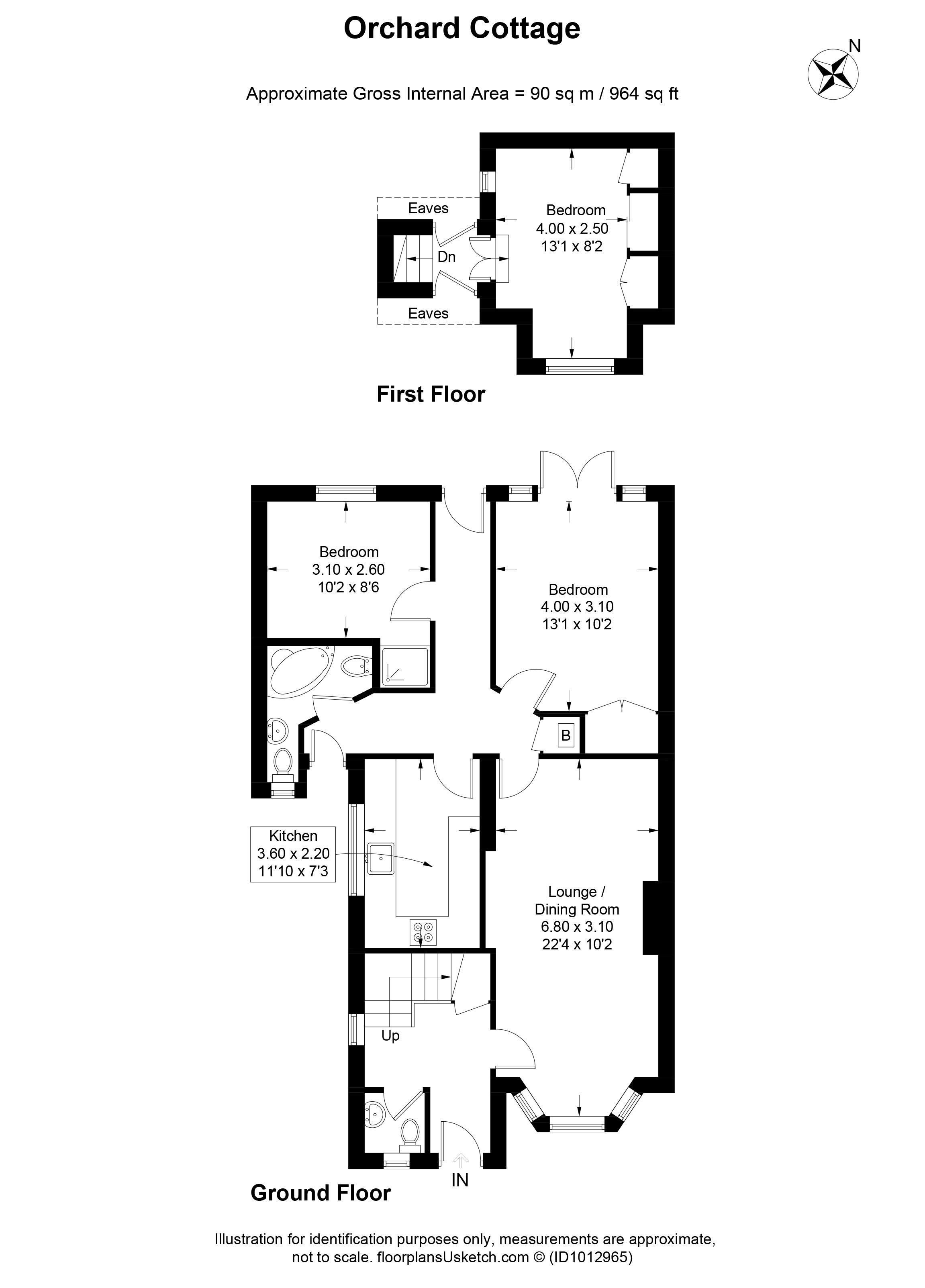 Orchard Cottage, 6 Milton Fields, Chalfont St Giles HP8, 3 bedroom semi