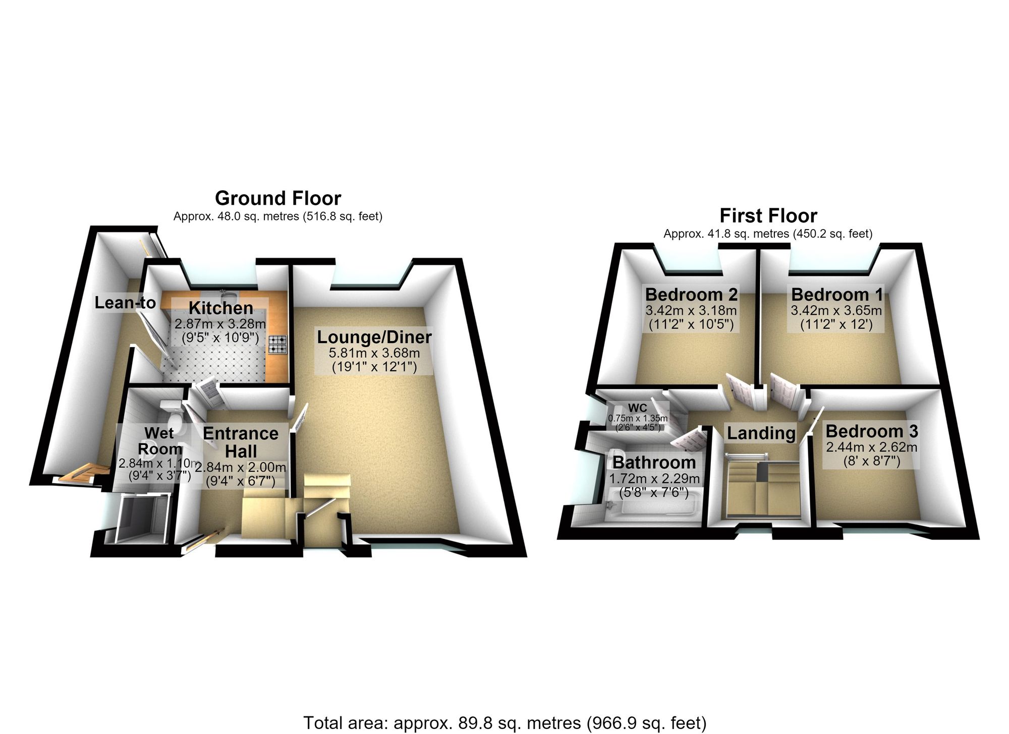 76 Windsor Road, Wellingborough floorplan